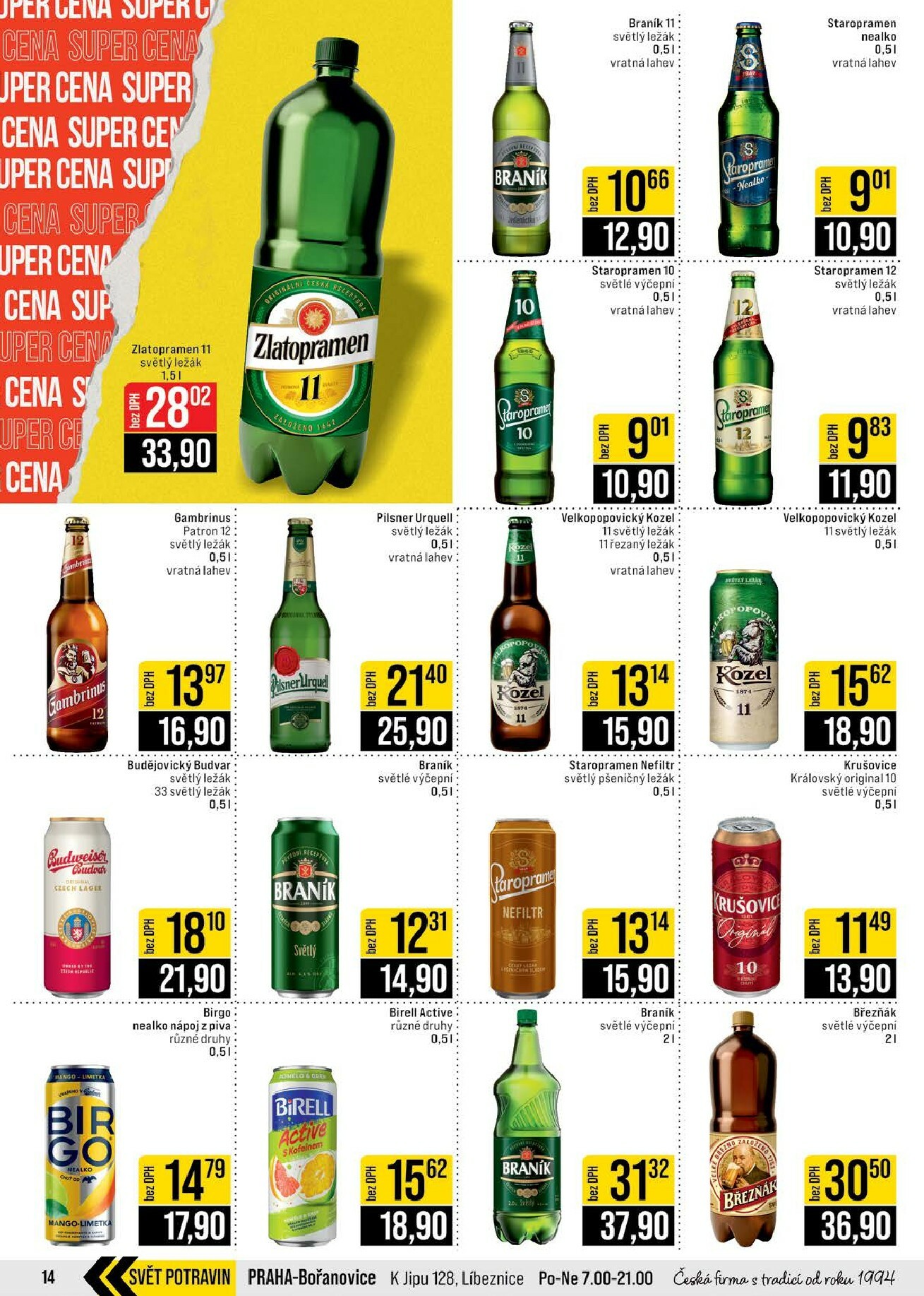 jip - JIP - Brno, Ostrava - Hrabová, Praha - Bořanovice, Jilemnice, Karlovy Vary, Olomouc, Pardubice, Zlín, Polička leták platný od středy 11.02.2026 do úterý 17.02.2026 - page: 14