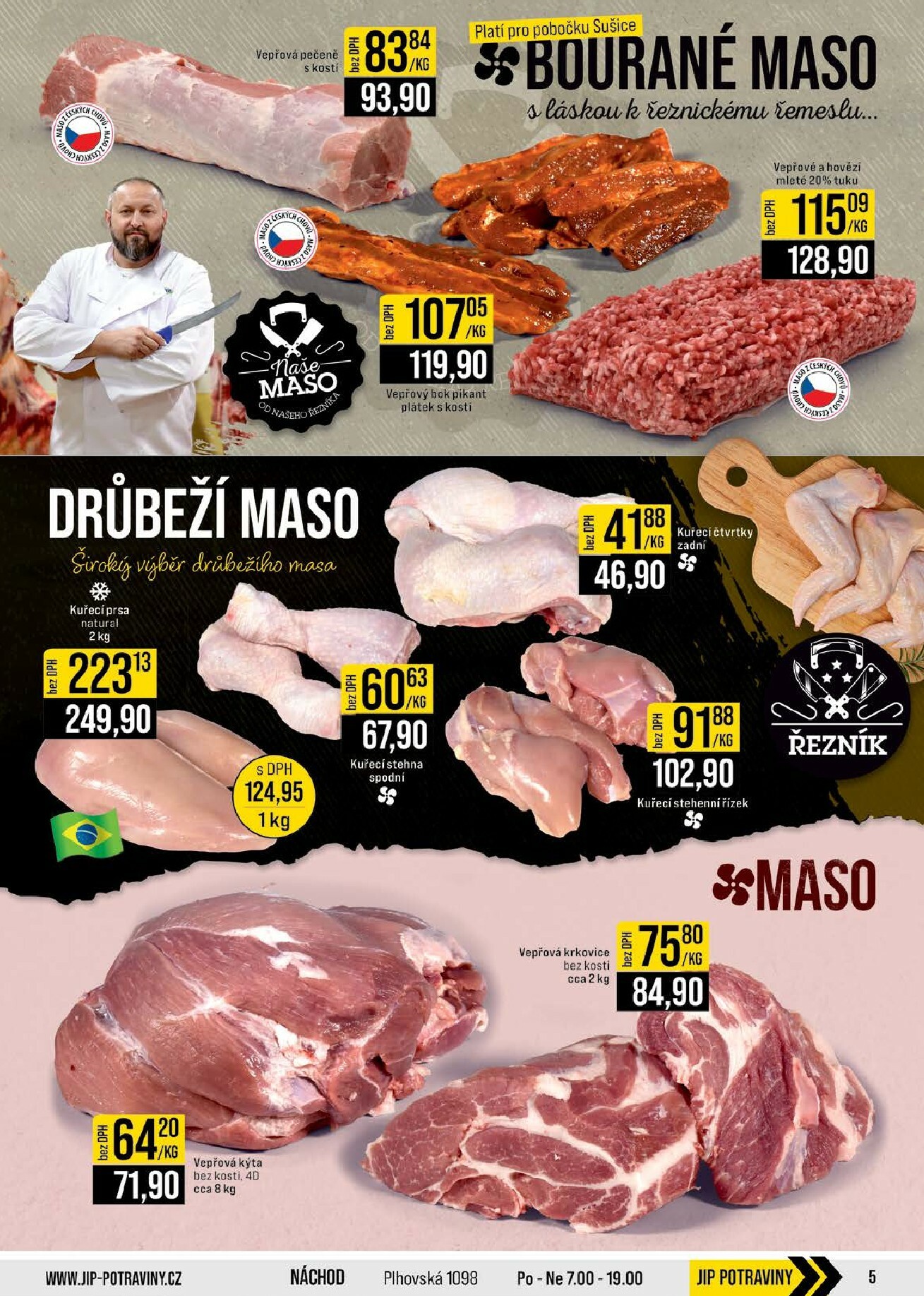 jip - JIP - České Budějovice, Most, Svoboda nad Úpou, Náchod, Sušice leták platný od středy 18.02.2026 do úterý 24.02.2026 - page: 5