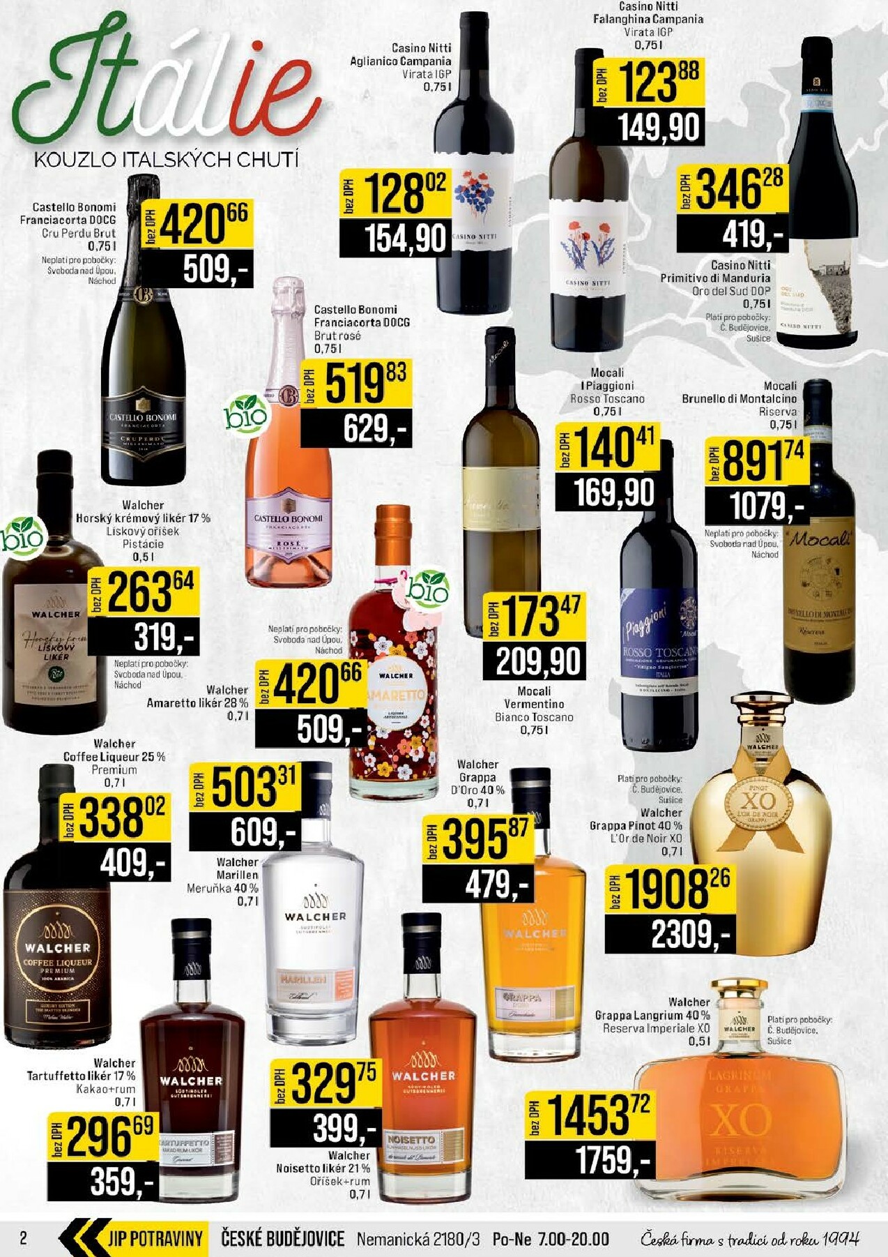 jip - JIP - České Budějovice, Most, Svoboda nad Úpou, Náchod, Sušice leták platný od středy 18.02.2026 do úterý 24.02.2026 - page: 2