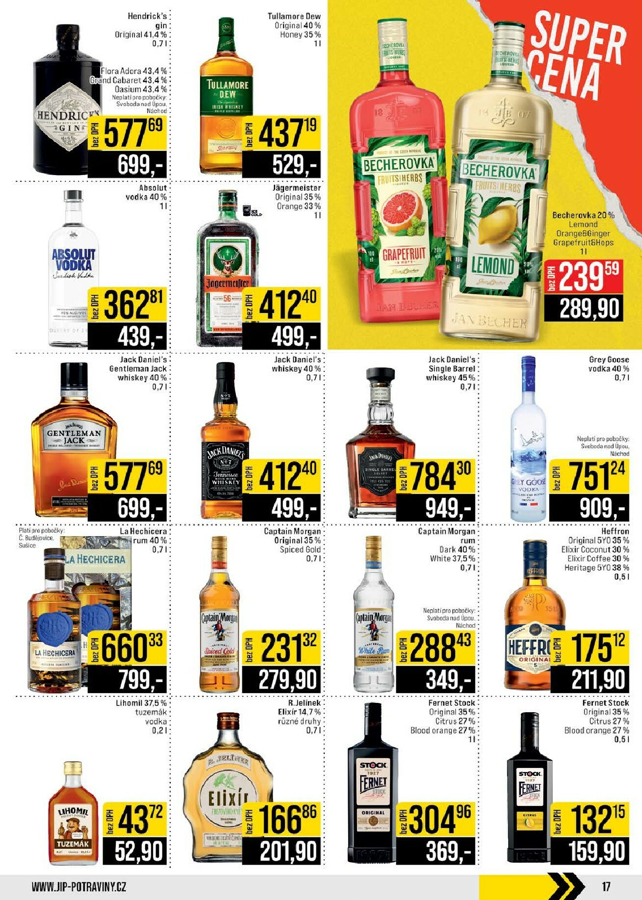 jip - JIP - České Budějovice, Most, Svoboda nad Úpou, Náchod, Sušice leták platný od středy 18.02.2026 do úterý 24.02.2026 - page: 17