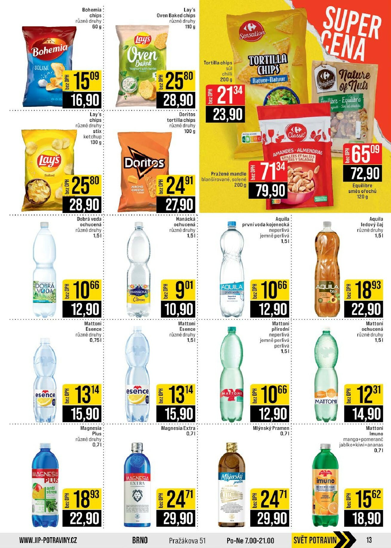 jip - JIP - Brno, Ostrava - Hrabová, Praha - Bořanovice, Jilemnice, Karlovy Vary, Olomouc, Pardubice, Zlín, Polička leták platný od středy 18.02.2026 do úterý 24.02.2026 - page: 13