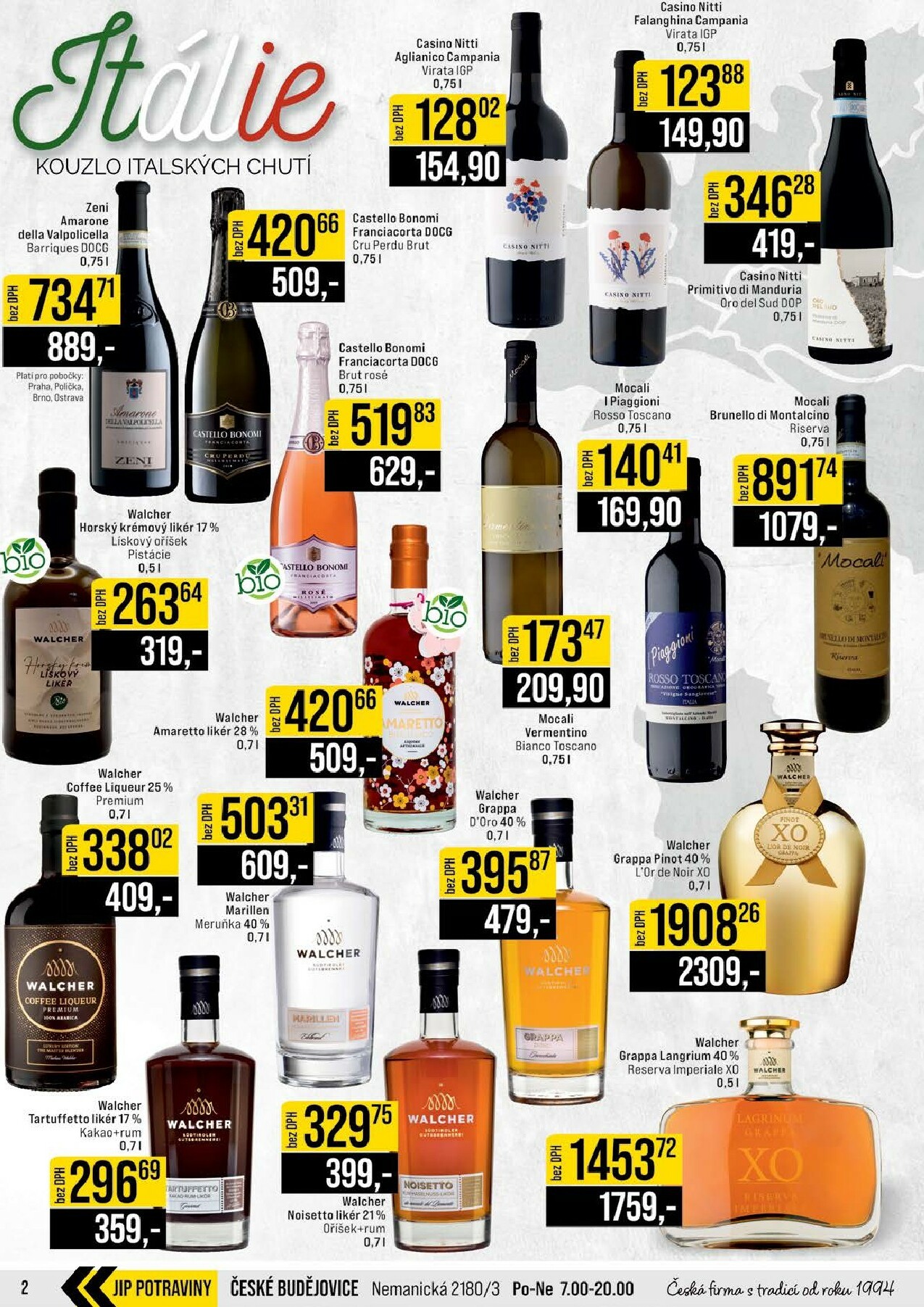 jip - JIP - Brno, Ostrava - Hrabová, Praha - Bořanovice, Jilemnice, Karlovy Vary, Olomouc, Pardubice, Zlín, Polička leták platný od středy 18.02.2026 do úterý 24.02.2026 - page: 2