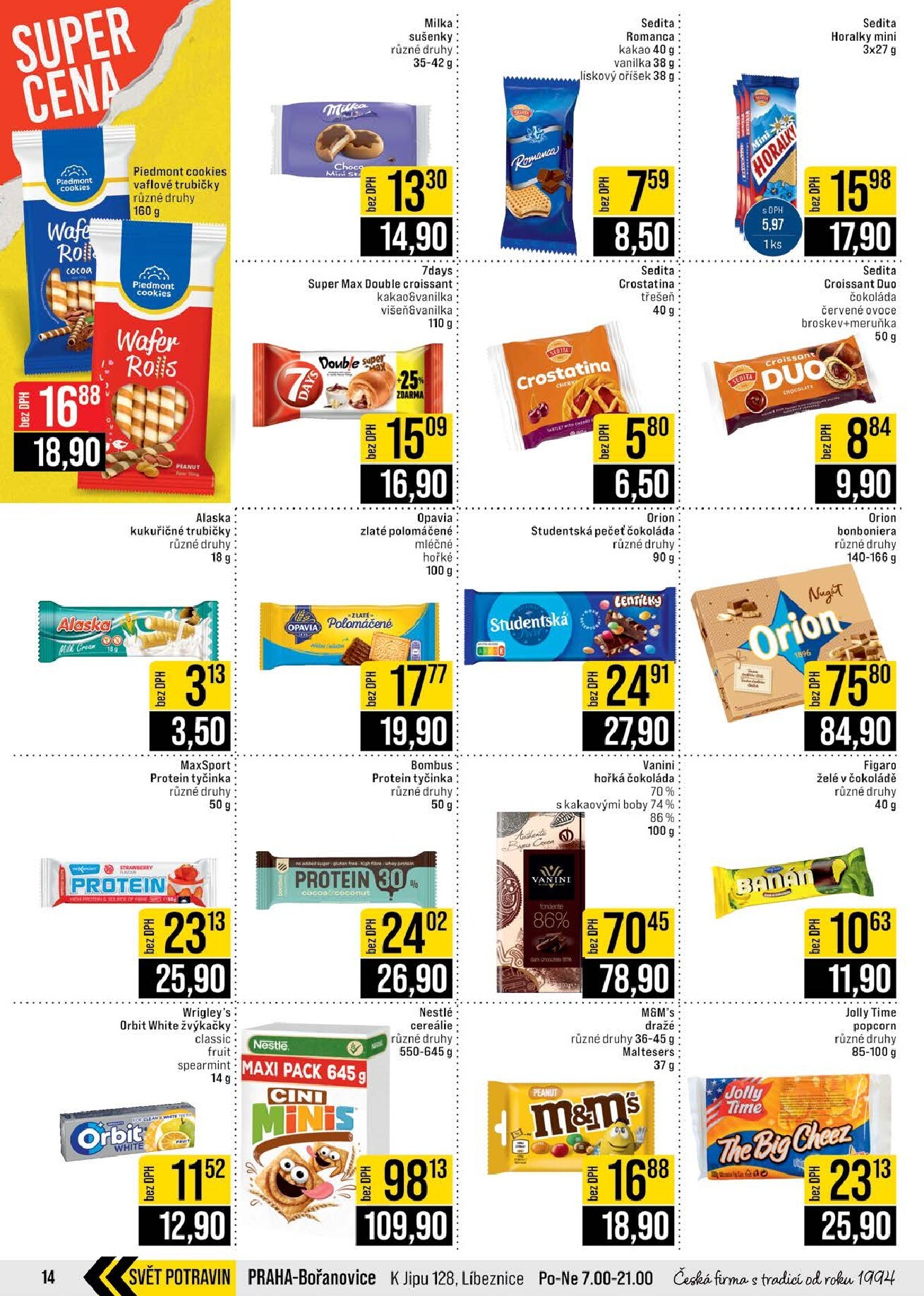 jip - JIP - Brno, Ostrava - Hrabová, Praha - Bořanovice, Jilemnice, Karlovy Vary, Olomouc, Pardubice, Zlín, Polička leták platný od středy 25.02.2026 do úterý 03.03.2026 - page: 14