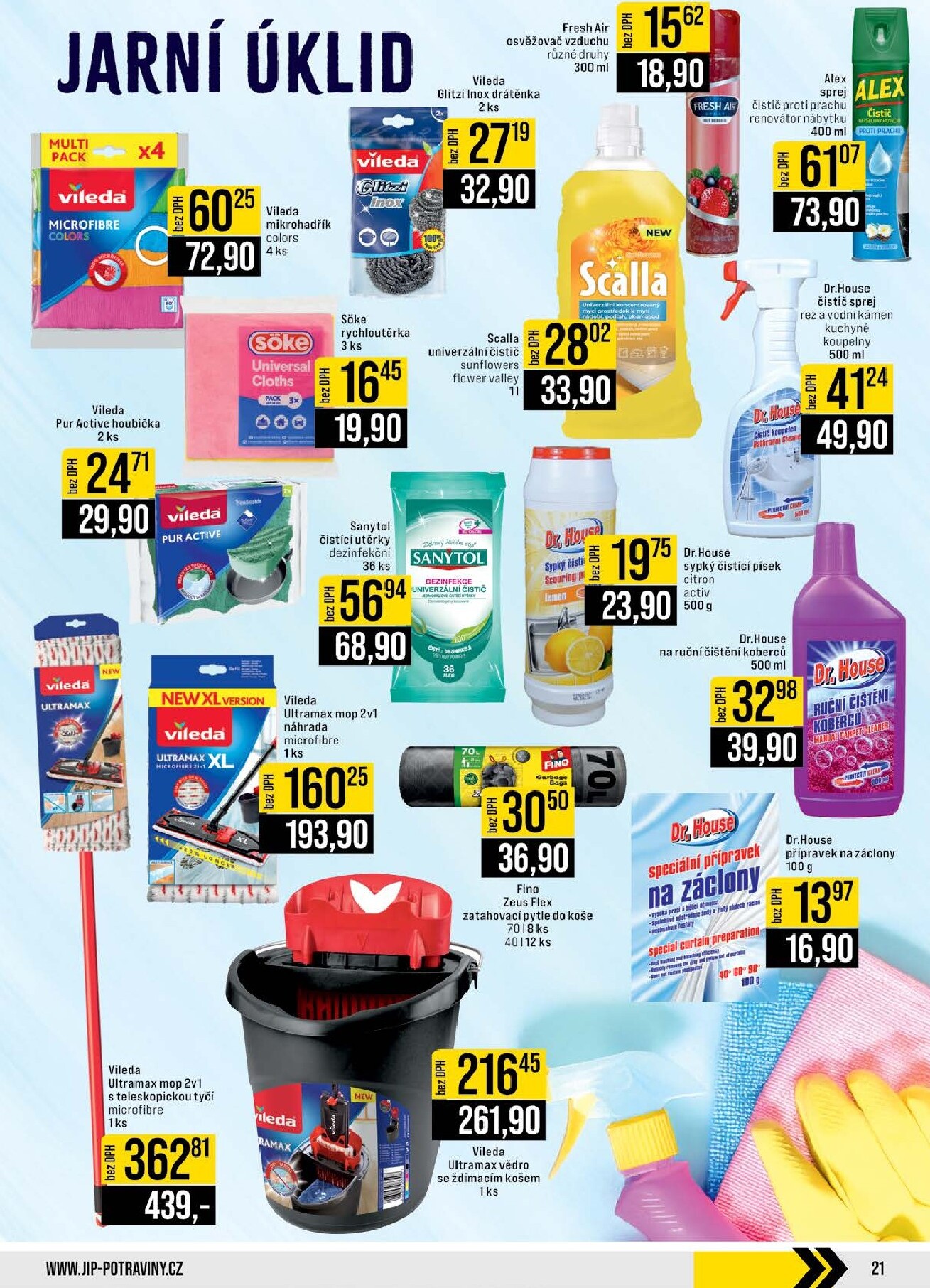 jip - JIP - Brno, Ostrava - Hrabová, Praha - Bořanovice, Jilemnice, Karlovy Vary, Olomouc, Pardubice, Zlín, Polička leták platný od středy 25.02.2026 do úterý 03.03.2026 - page: 21