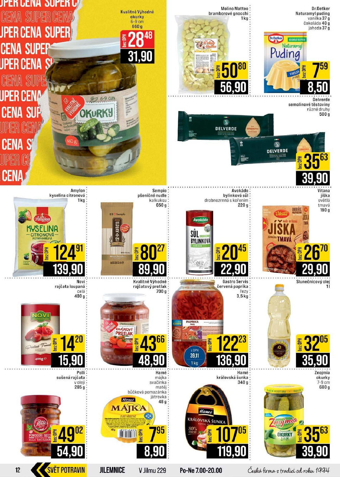 jip - JIP - Brno, Ostrava - Hrabová, Praha - Bořanovice, Jilemnice, Karlovy Vary, Olomouc, Pardubice, Zlín, Polička leták platný od středy 25.02.2026 do úterý 03.03.2026 - page: 12