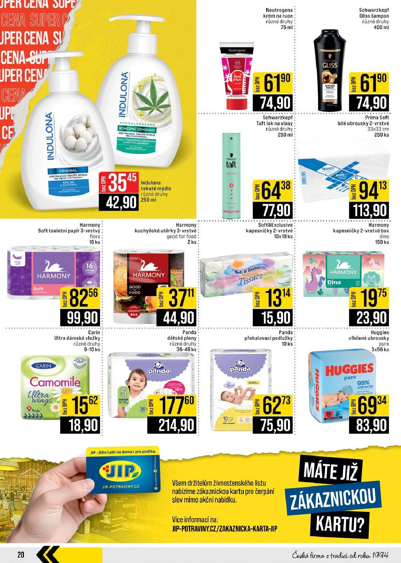 jip - JIP - Brno, Ostrava - Hrabová, Praha - Bořanovice, Jilemnice, Karlovy Vary, Olomouc, Pardubice, Zlín, Polička leták platný od středy 25.02.2026 do úterý 03.03.2026 - page: 20