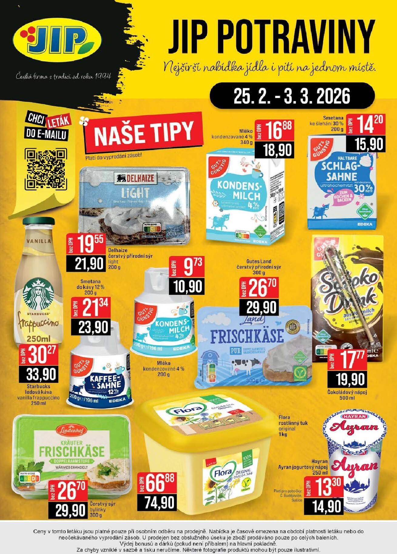 jip - JIP - České Budějovice, Most, Svoboda nad Úpou, Náchod, Sušice leták platný od středy 25.02.2026 do úterý 03.03.2026 - page: 24