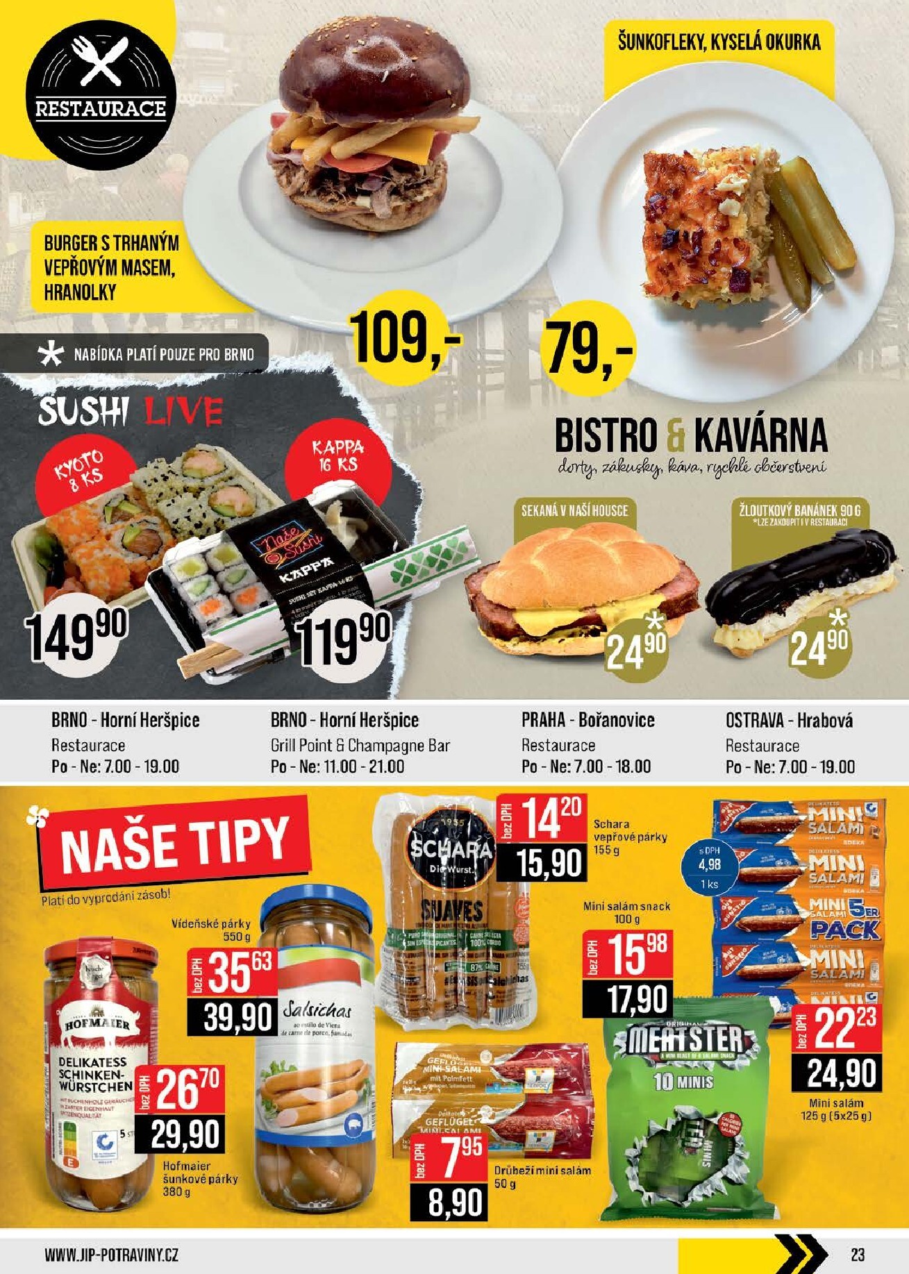 jip - JIP - České Budějovice, Most, Svoboda nad Úpou, Náchod, Sušice leták platný od středy 25.02.2026 do úterý 03.03.2026 - page: 23