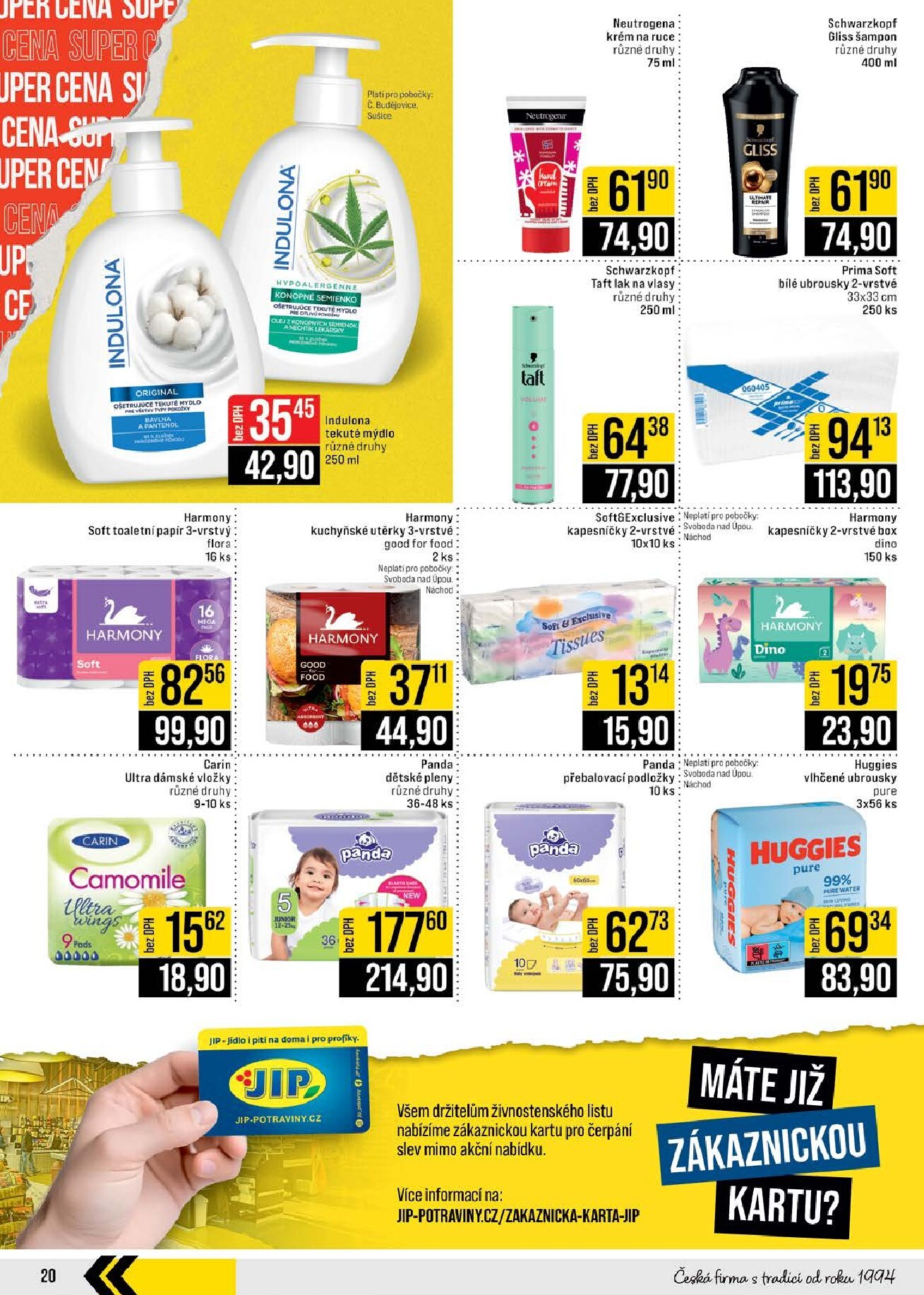 jip - JIP - České Budějovice, Most, Svoboda nad Úpou, Náchod, Sušice leták platný od středy 25.02.2026 do úterý 03.03.2026 - page: 20