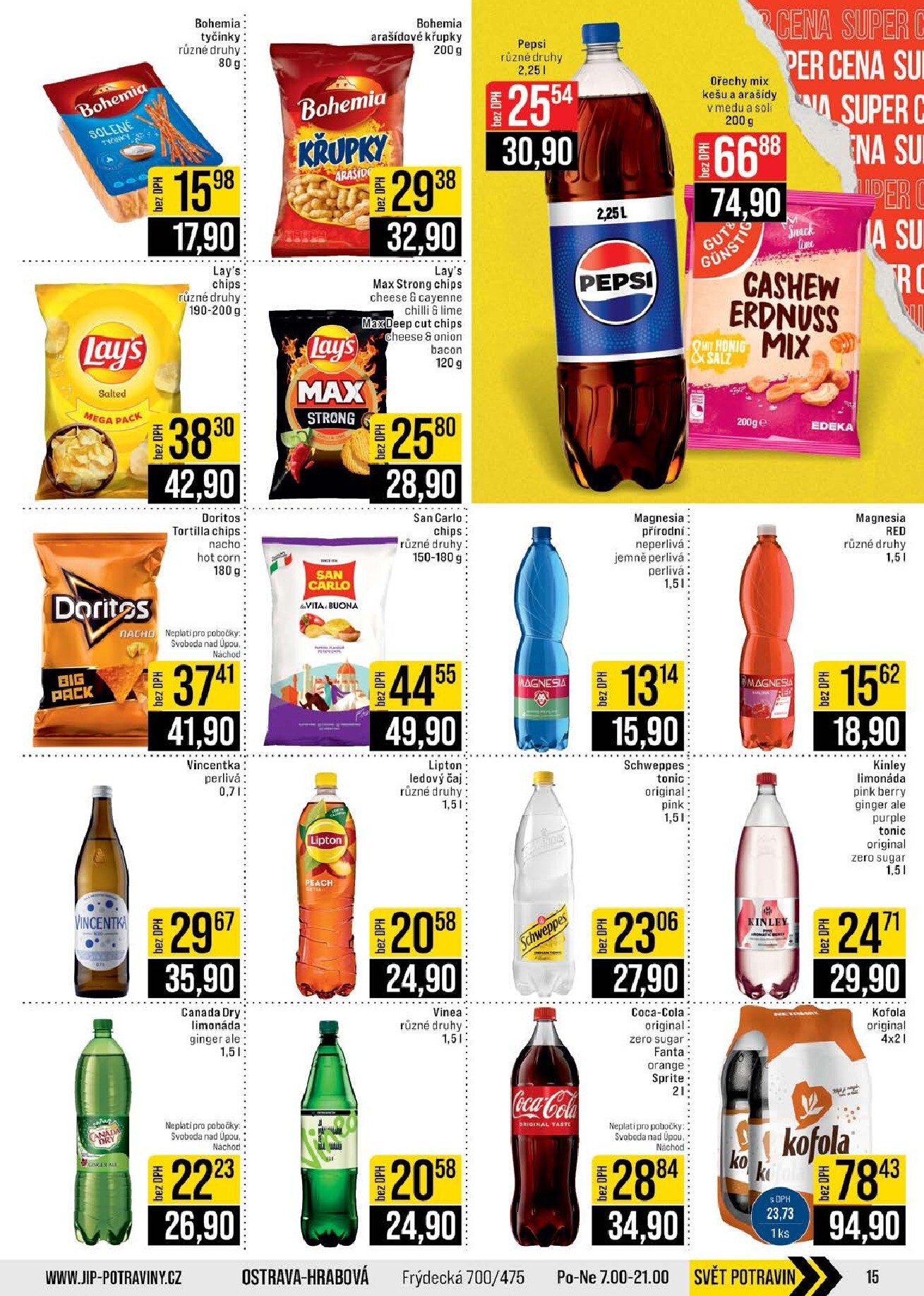 jip - JIP - České Budějovice, Most, Svoboda nad Úpou, Náchod, Sušice leták platný od středy 25.02.2026 do úterý 03.03.2026 - page: 15