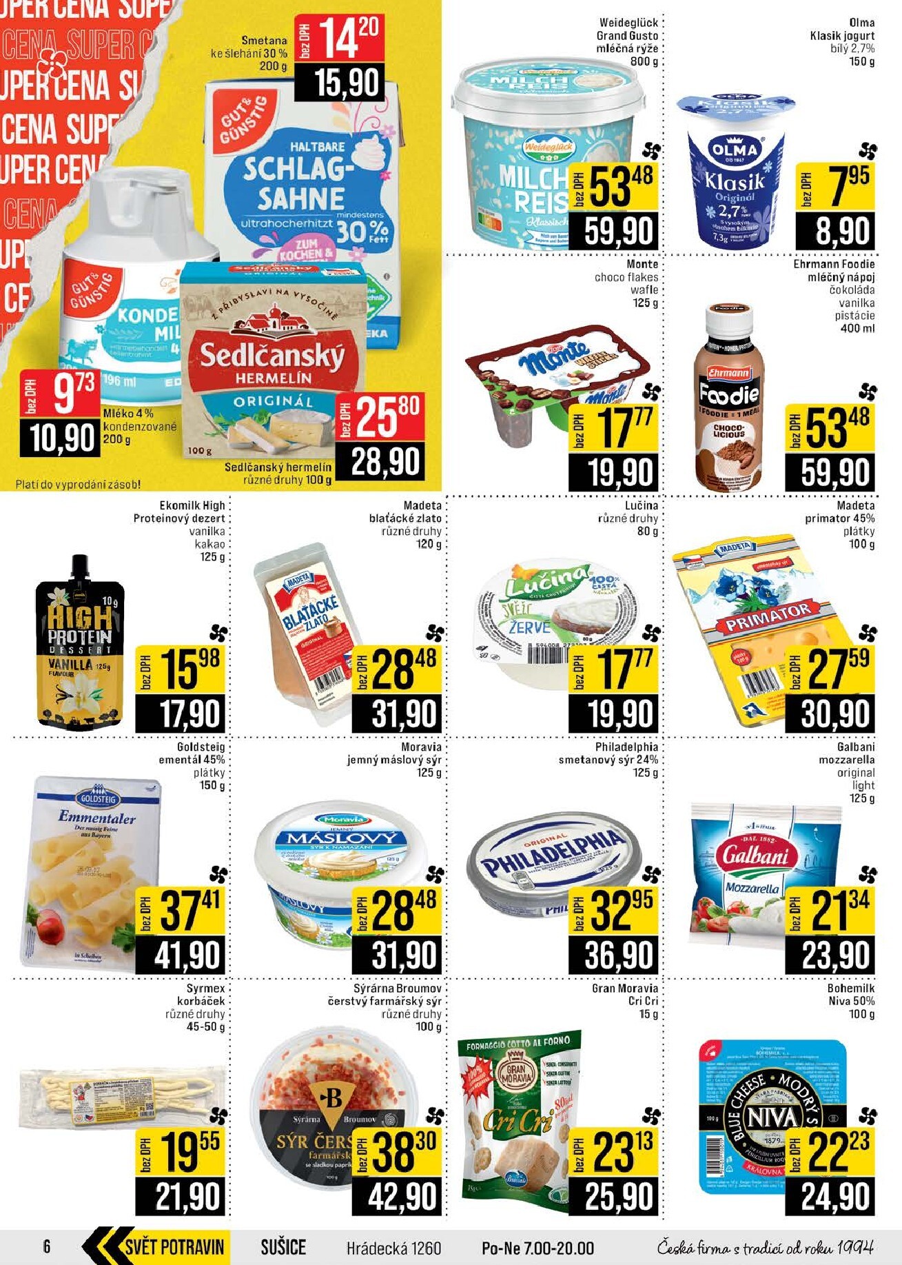 jip - JIP - Brno, Ostrava - Hrabová, Praha - Bořanovice, Jilemnice, Karlovy Vary, Olomouc, Pardubice, Zlín, Polička leták platný od středy 04.03.2026 do úterý 10.03.2026 - page: 6