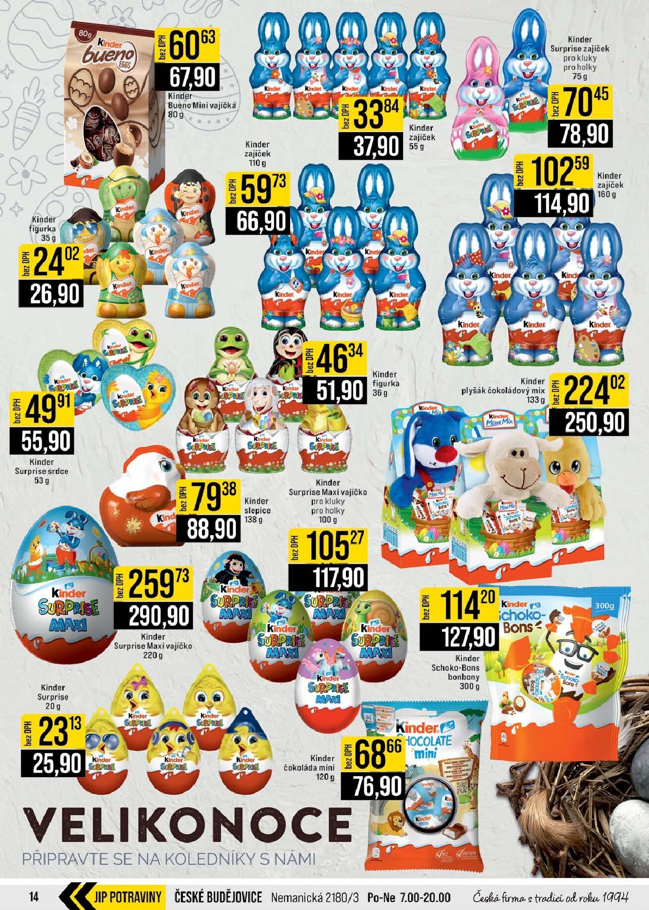 jip - JIP - Brno, Ostrava - Hrabová, Praha - Bořanovice, Jilemnice, Karlovy Vary, Olomouc, Pardubice, Zlín, Polička leták platný od středy 04.03.2026 do úterý 10.03.2026 - page: 14