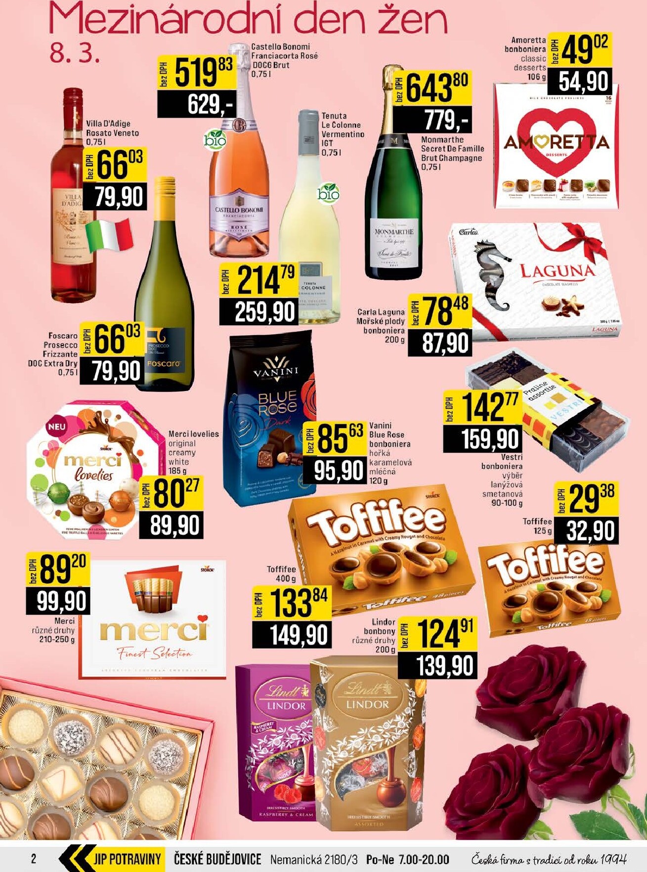 jip - JIP - Brno, Ostrava - Hrabová, Praha - Bořanovice, Jilemnice, Karlovy Vary, Olomouc, Pardubice, Zlín, Polička leták platný od středy 04.03.2026 do úterý 10.03.2026 - page: 2