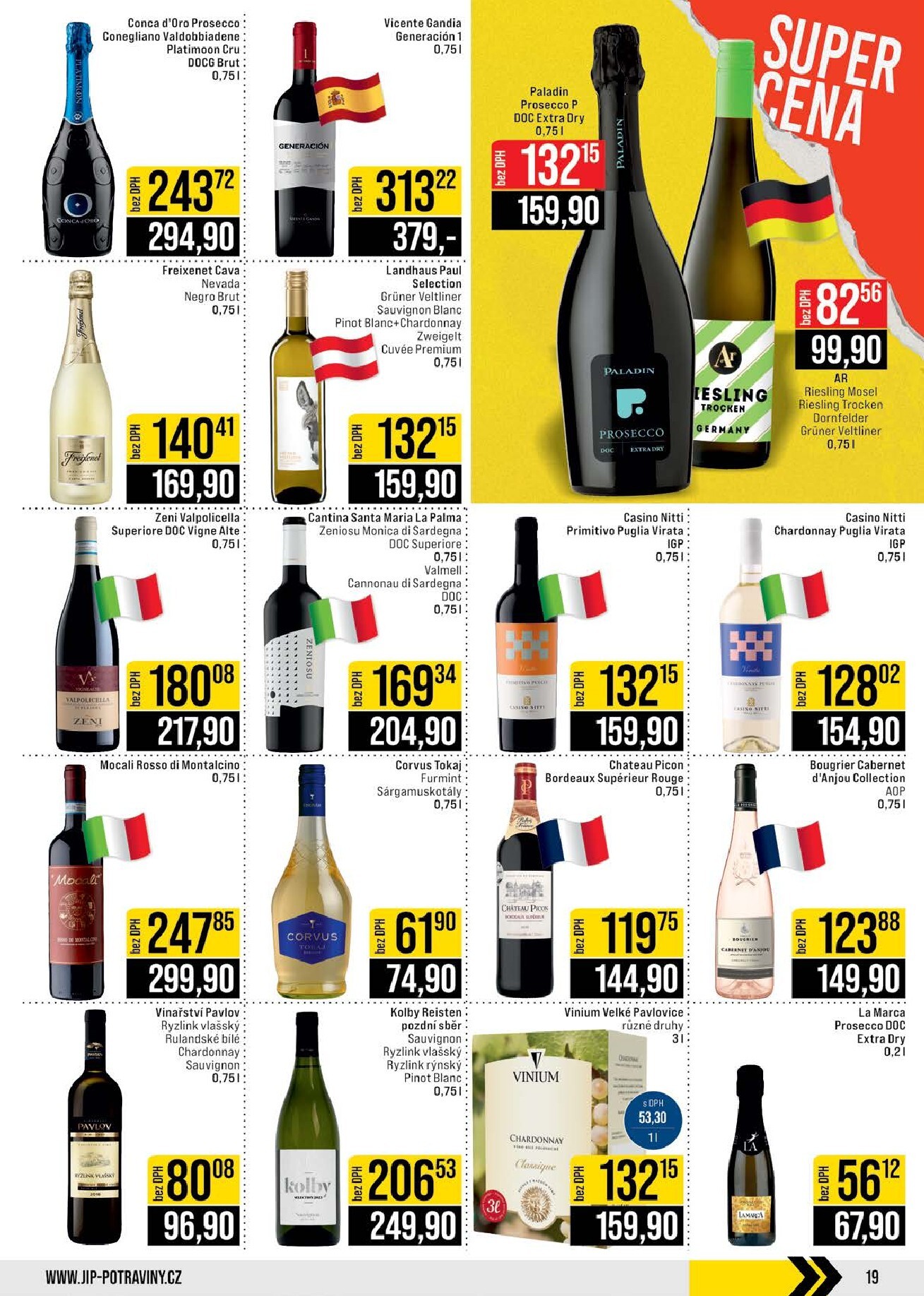 jip - JIP - Brno, Ostrava - Hrabová, Praha - Bořanovice, Jilemnice, Karlovy Vary, Olomouc, Pardubice, Zlín, Polička leták platný od středy 04.03.2026 do úterý 10.03.2026 - page: 19