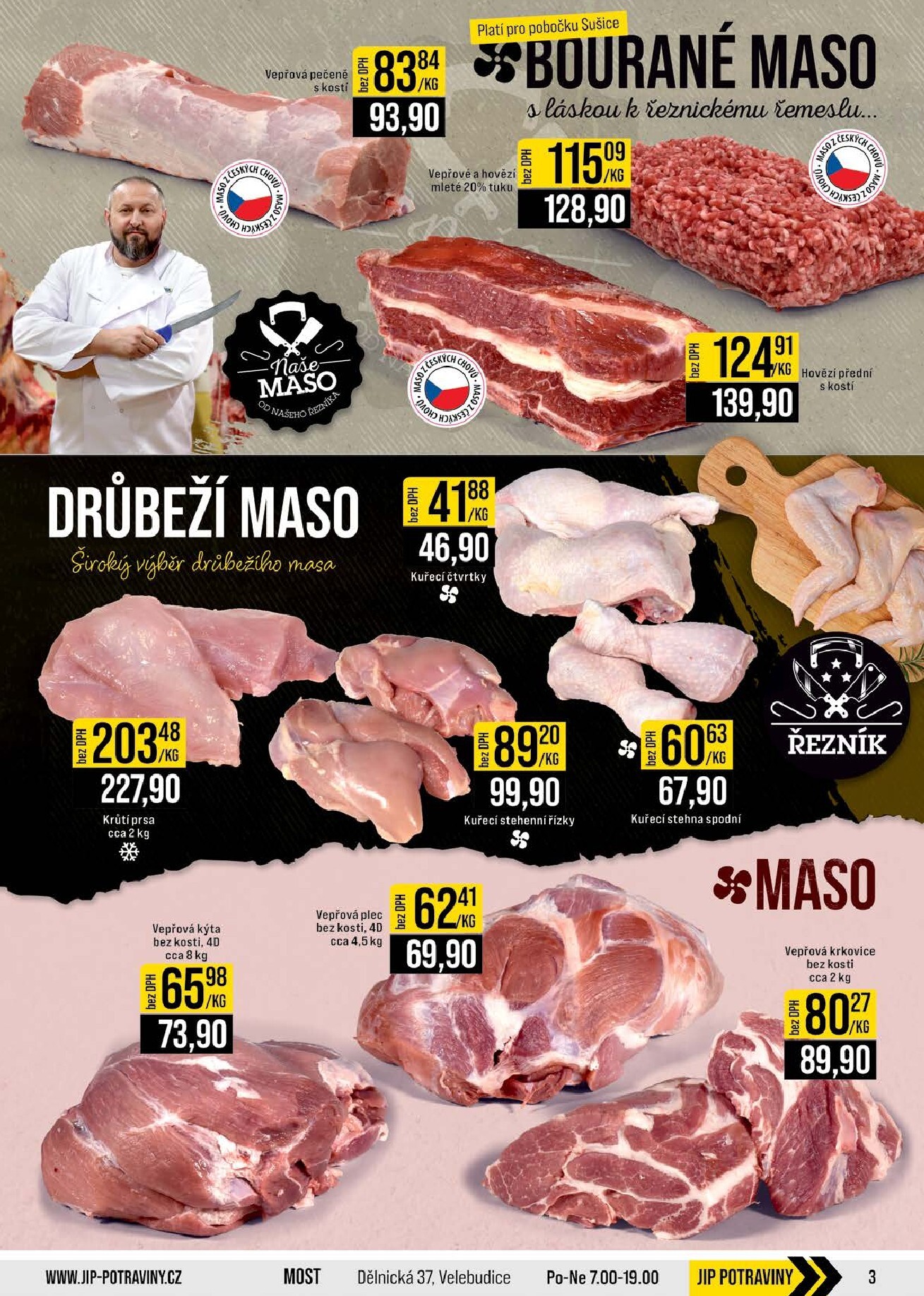 jip - JIP - České Budějovice, Most, Svoboda nad Úpou, Náchod, Sušice leták platný od středy 04.03.2026 do úterý 10.03.2026 - page: 3