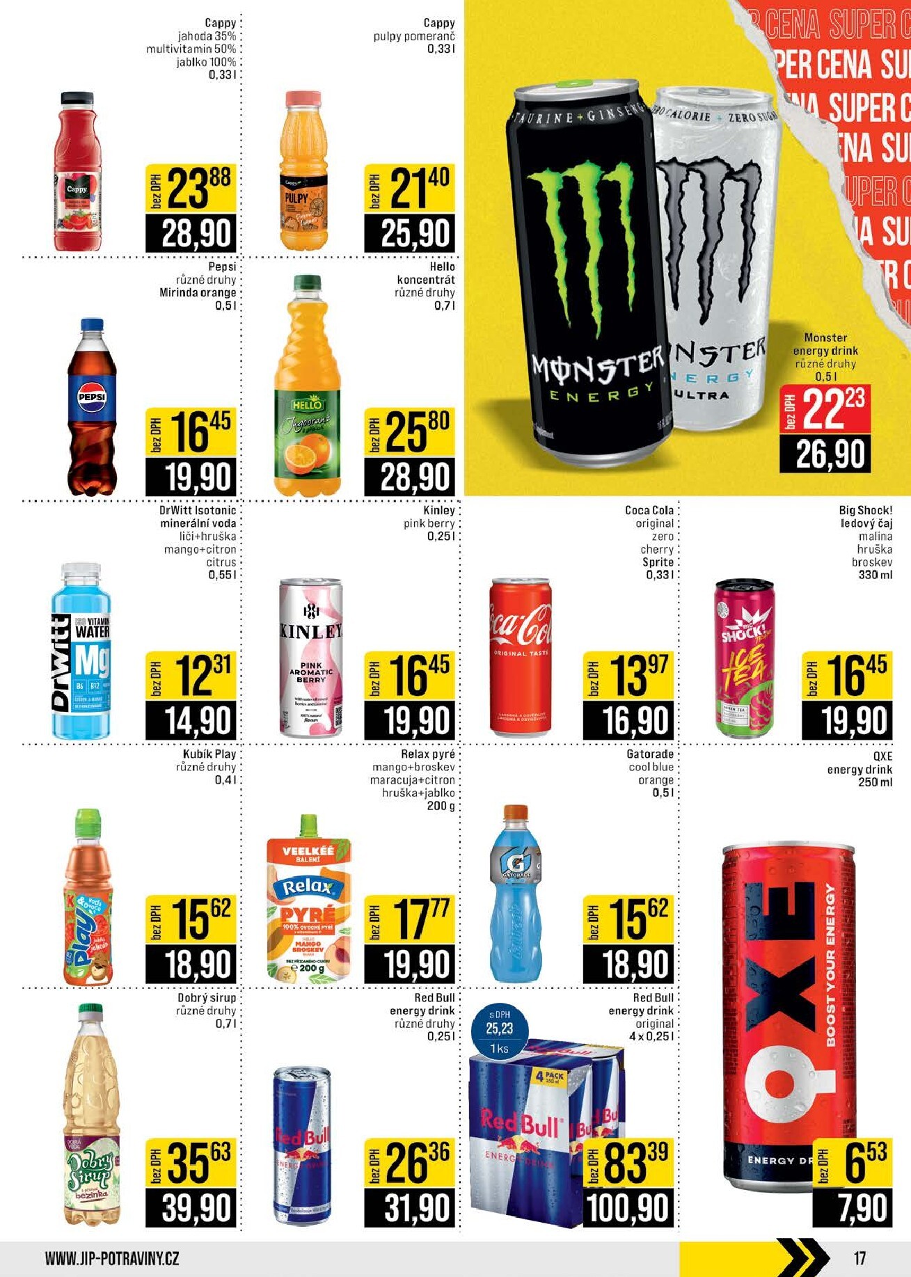 jip - JIP - Brno, Ostrava - Hrabová, Praha - Bořanovice, Jilemnice, Karlovy Vary, Olomouc, Pardubice, Zlín, Polička leták platný od středy 11.03.2026 do úterý 17.03.2026 - page: 17