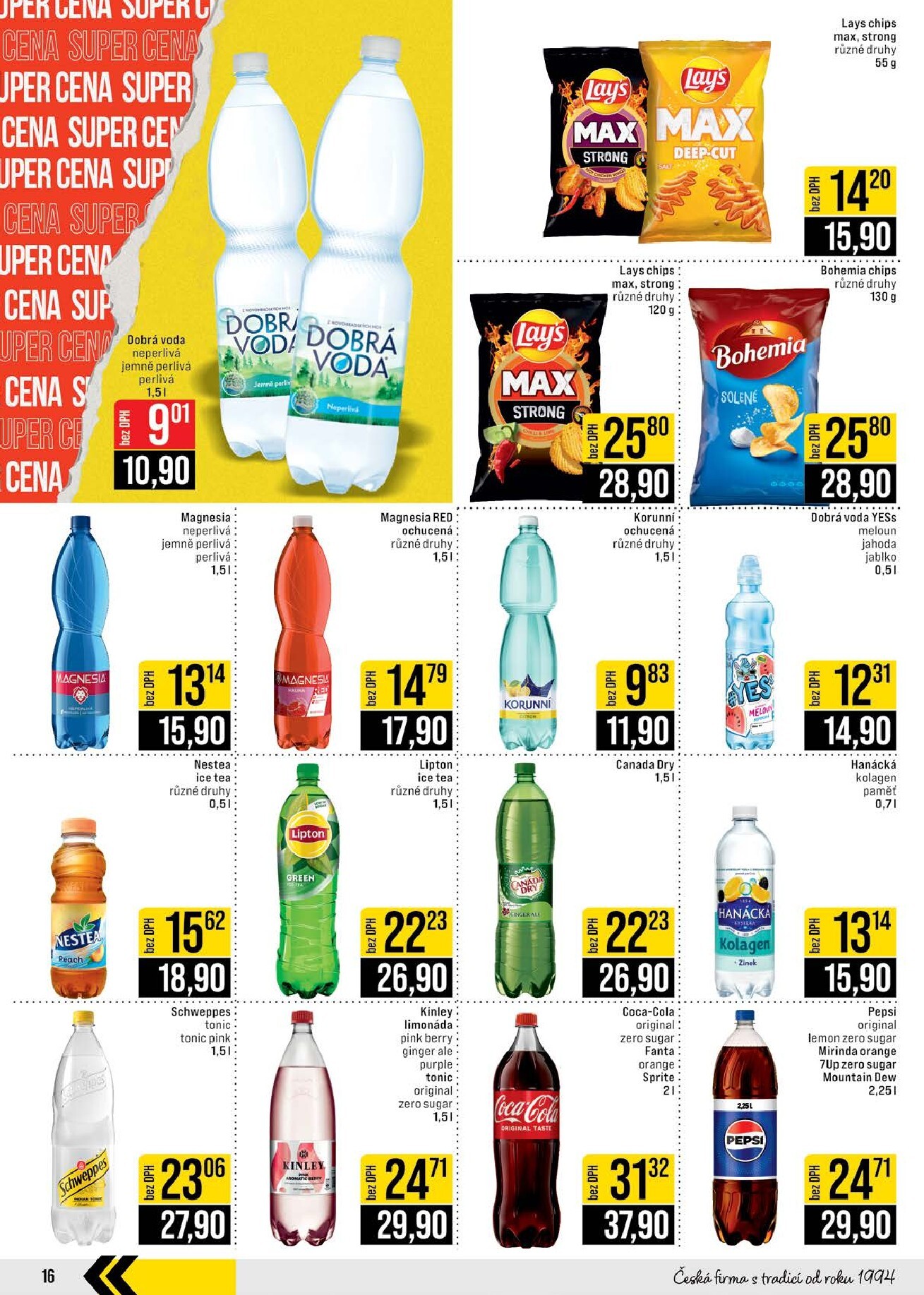 jip - JIP - Brno, Ostrava - Hrabová, Praha - Bořanovice, Jilemnice, Karlovy Vary, Olomouc, Pardubice, Zlín, Polička leták platný od středy 11.03.2026 do úterý 17.03.2026 - page: 16