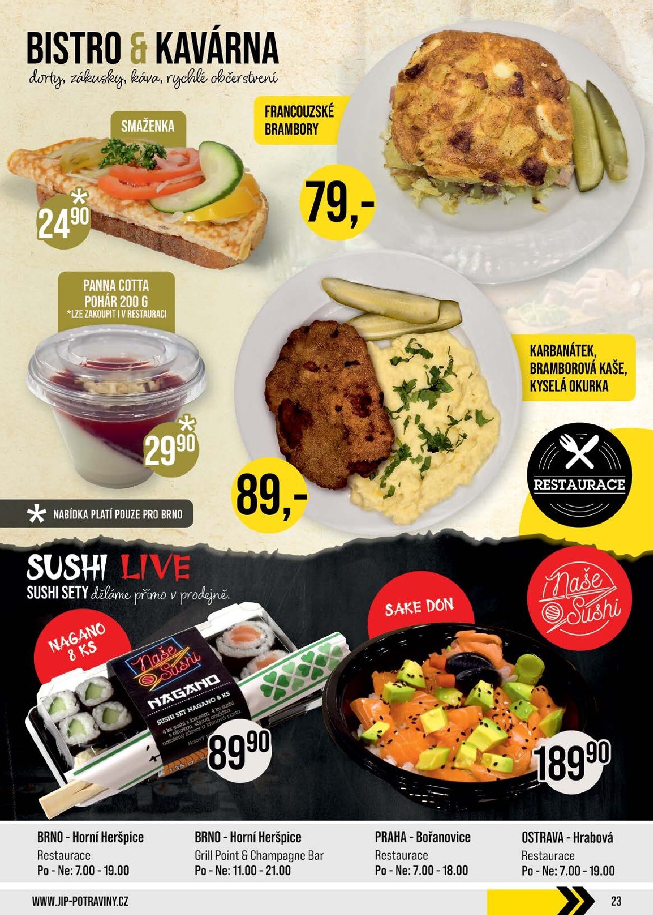 jip - JIP - České Budějovice, Most, Svoboda nad Úpou, Náchod, Sušice leták platný od středy 11.03.2026 do úterý 17.03.2026 - page: 23