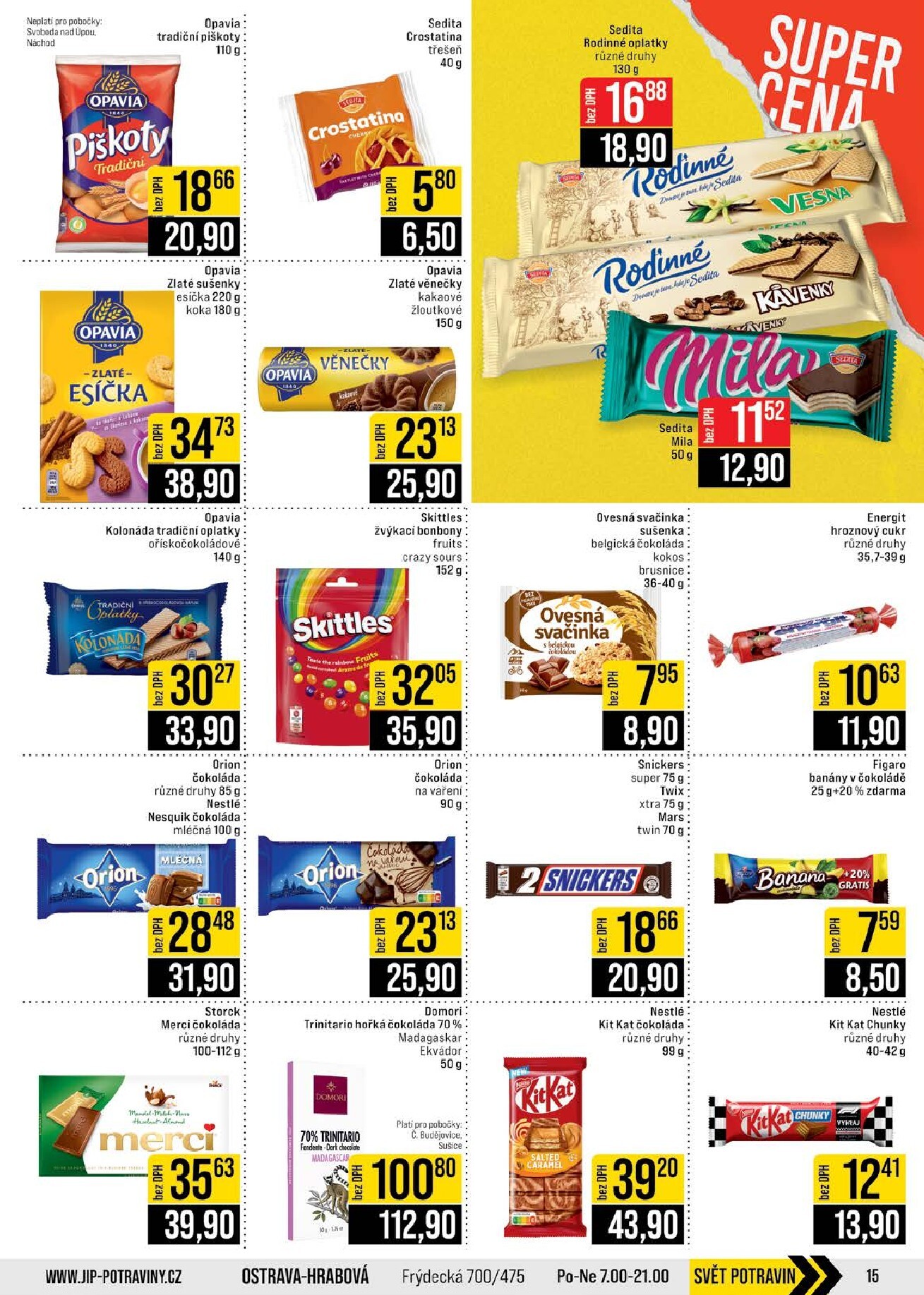 jip - JIP - České Budějovice, Most, Svoboda nad Úpou, Náchod, Sušice leták platný od středy 18.03.2026 do úterý 24.03.2026 - page: 15