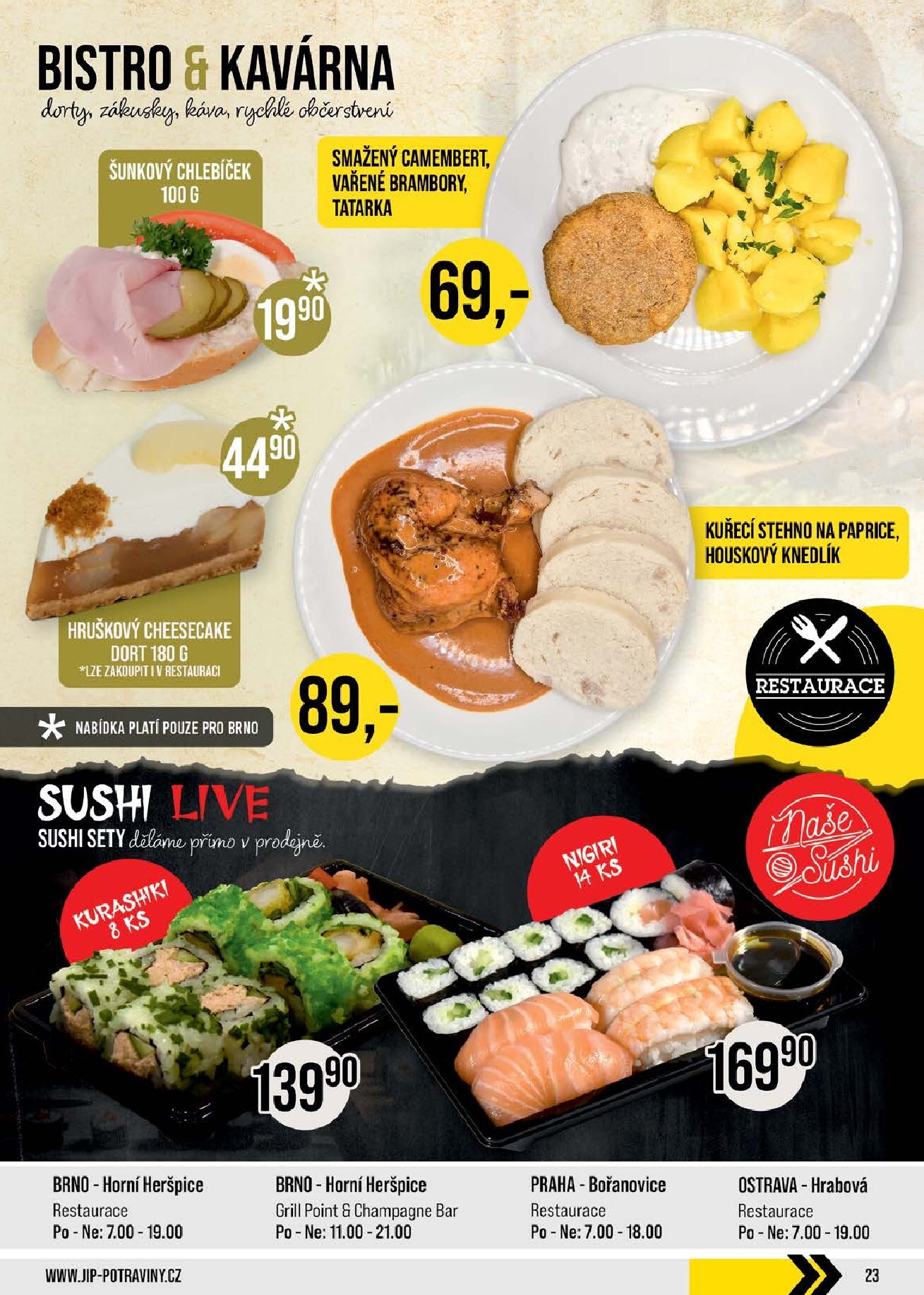 jip - JIP - České Budějovice, Most, Svoboda nad Úpou, Náchod, Sušice leták platný od středy 18.03.2026 do úterý 24.03.2026 - page: 23