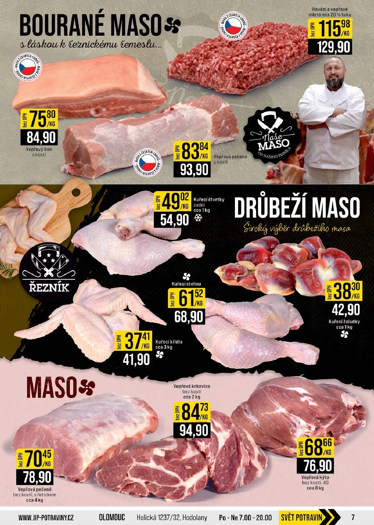 jip - JIP - Brno, Ostrava - Hrabová, Praha - Bořanovice, Jilemnice, Karlovy Vary, Olomouc, Pardubice, Zlín, Polička leták platný od středy 18.03.2026 do úterý 24.03.2026 - page: 7