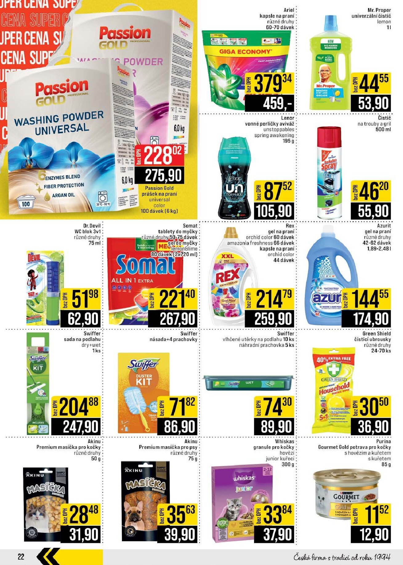 jip - JIP - Brno, Ostrava - Hrabová, Praha - Bořanovice, Jilemnice, Karlovy Vary, Olomouc, Pardubice, Zlín, Polička leták platný od středy 18.03.2026 do úterý 24.03.2026 - page: 22