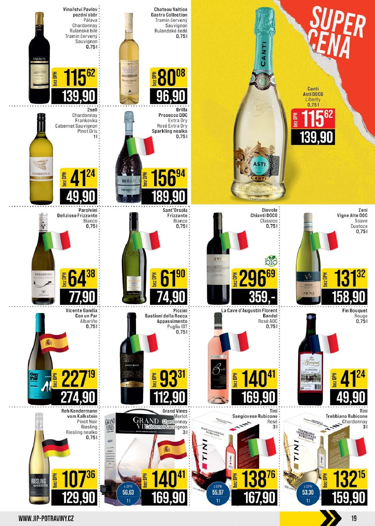 jip - JIP - Brno, Ostrava - Hrabová, Praha - Bořanovice, Jilemnice, Karlovy Vary, Olomouc, Pardubice, Zlín, Polička leták platný od středy 18.03.2026 do úterý 24.03.2026 - page: 19