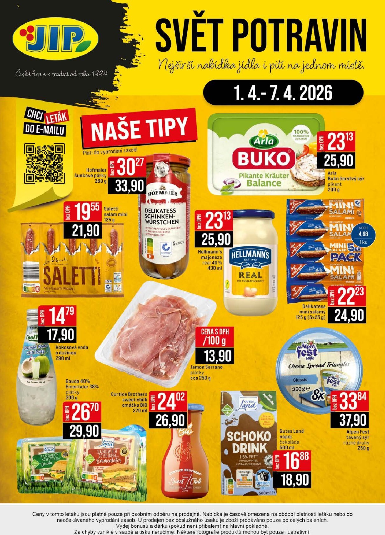 jip - JIP - Brno, Jilemnice, Karlovy Vary, Olomouc, Ostrava, Pardubice, Polička, Praha, Zlín leták platný od středy 01.04.2026 do úterý 07.04.2026 - page: 20