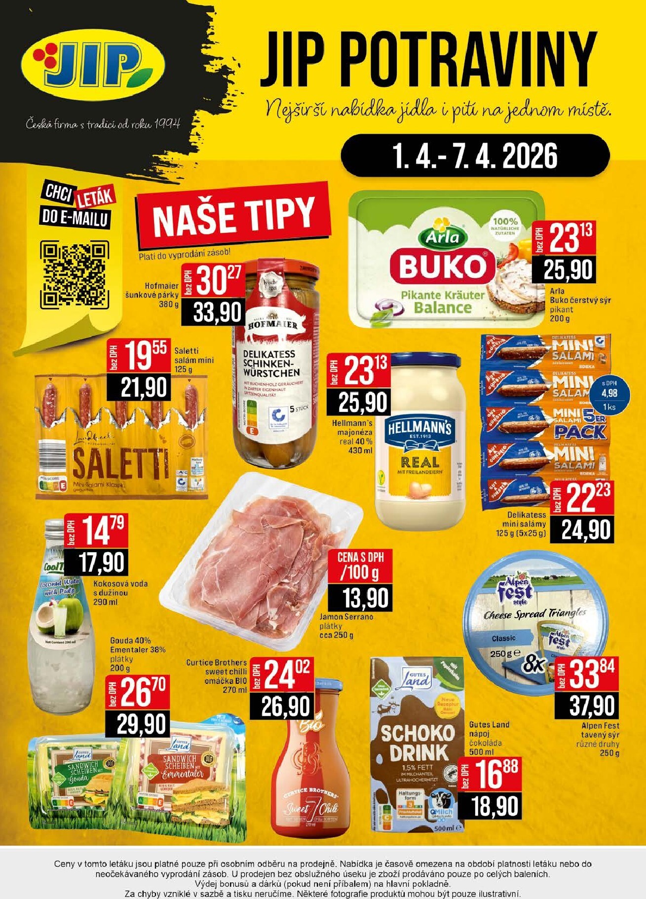 jip - JIP - České Budějovice, Most, Svoboda nad Úpou, Náchod, Sušice leták platný od středy 01.04.2026 do úterý 07.04.2026 - page: 20