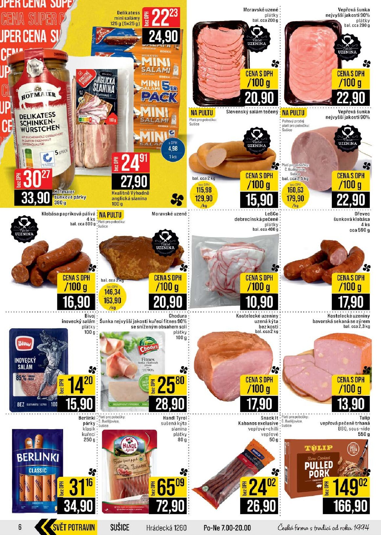 jip - JIP - České Budějovice, Most, Svoboda nad Úpou, Náchod, Sušice leták platný od středy 08.04.2026 do úterý 14.04.2026 - page: 6