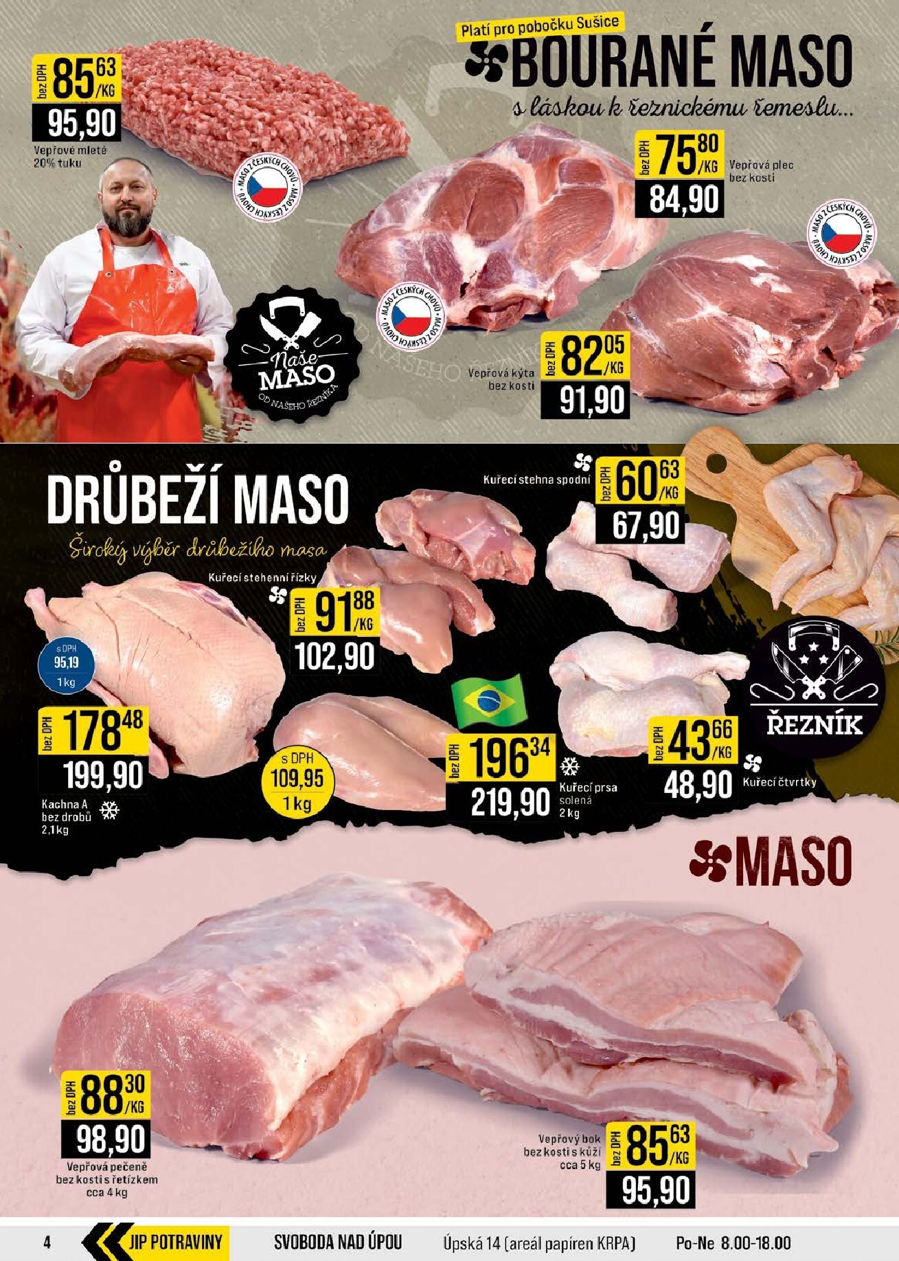jip - JIP - České Budějovice, Most, Svoboda nad Úpou, Náchod, Sušice leták platný od středy 08.04.2026 do úterý 14.04.2026 - page: 4