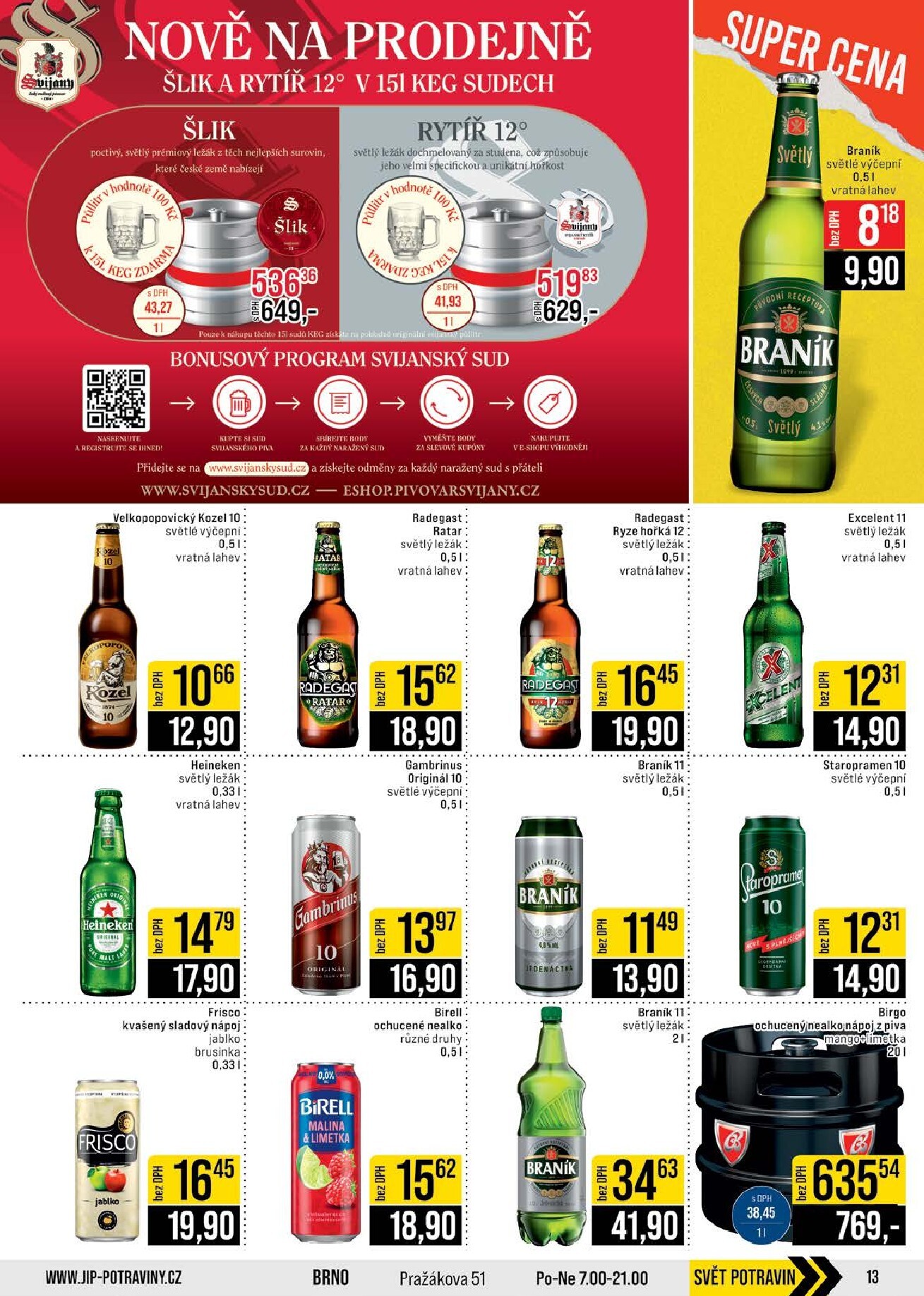 jip - Budoucí JIP - České Budějovice, Most, Svoboda nad Úpou, Náchod, Sušice leták platný od středy 29.04.2026 do úterý 05.05.2026 - page: 13