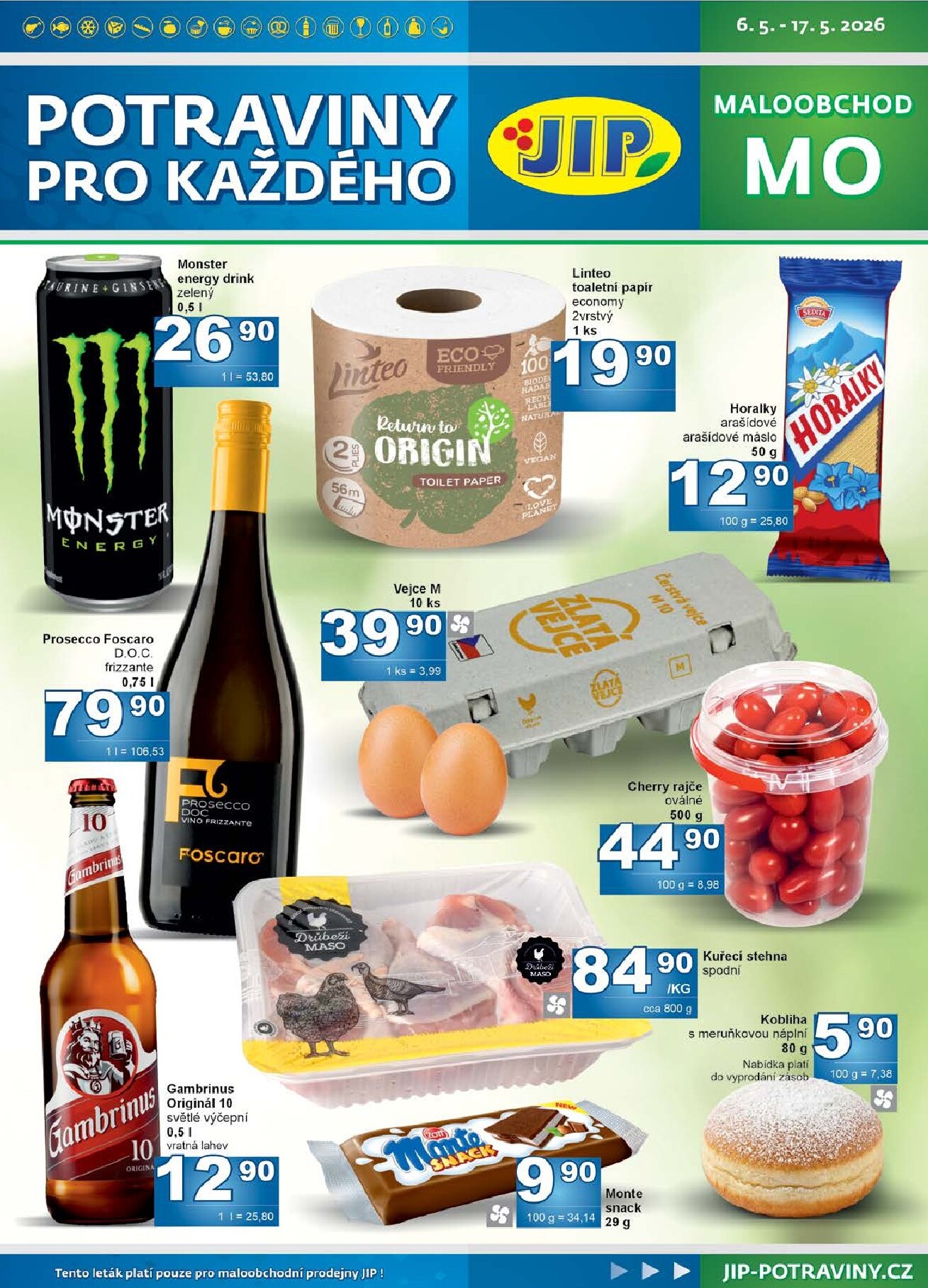 jip - JIP - Maloobchod leták na příští týden od středy 06.05.2026 do neděle 17.05.2026 - page: 1
