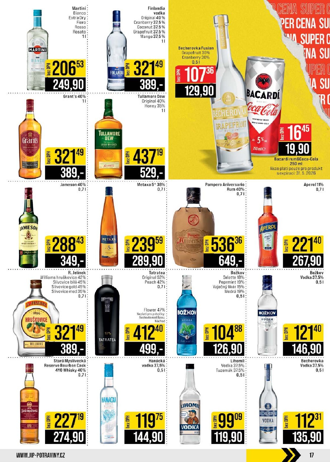jip - JIP - České Budějovice, Most, Svoboda nad Úpou, Náchod, Sušice leták na příští týden od středy 06.05.2026 do úterý 12.05.2026 - page: 17