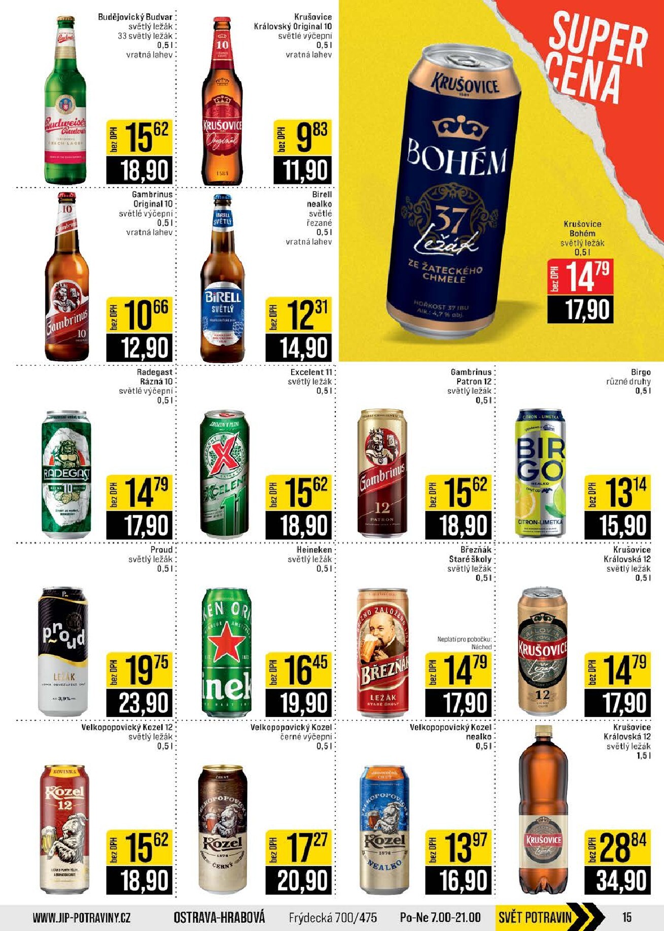 jip - JIP - České Budějovice, Most, Svoboda nad Úpou, Náchod, Sušice leták na příští týden od středy 20.05.2026 do úterý 26.05.2026 - page: 15
