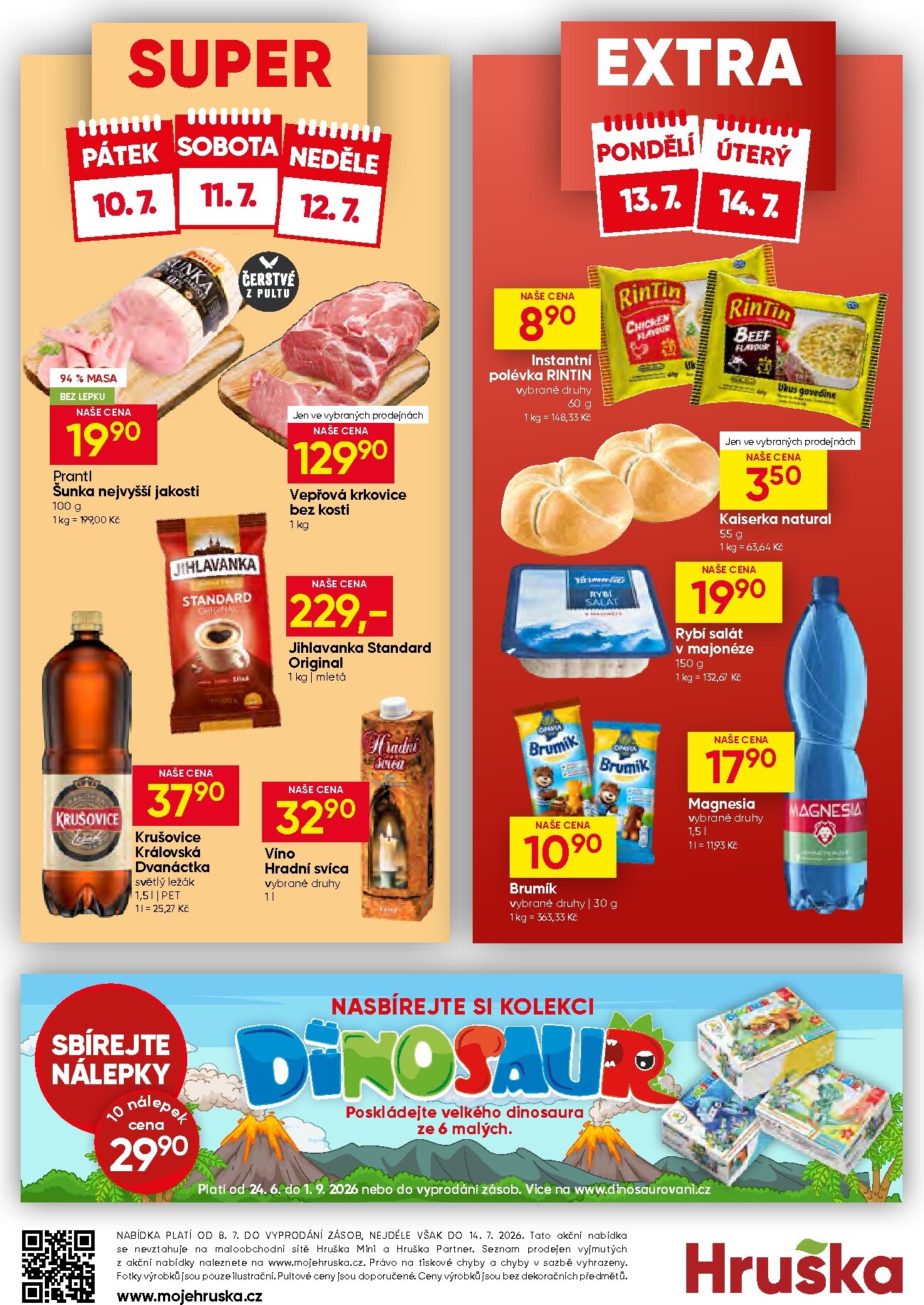 hruska - Aktuální Hruška leták platný od středy 08.07.2026 do úterý 14.07.2026 - page: 14