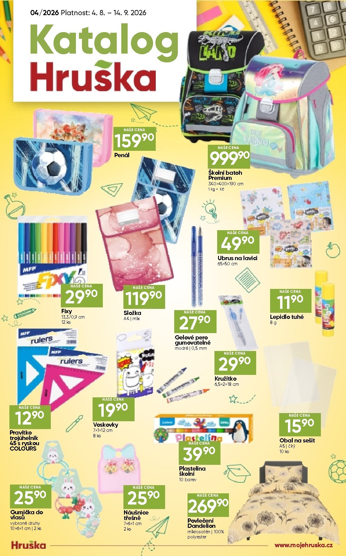 hruska - Aktuální Hruška katalog leták platný od úterý 04.08.2026 do pondělí 14.09.2026