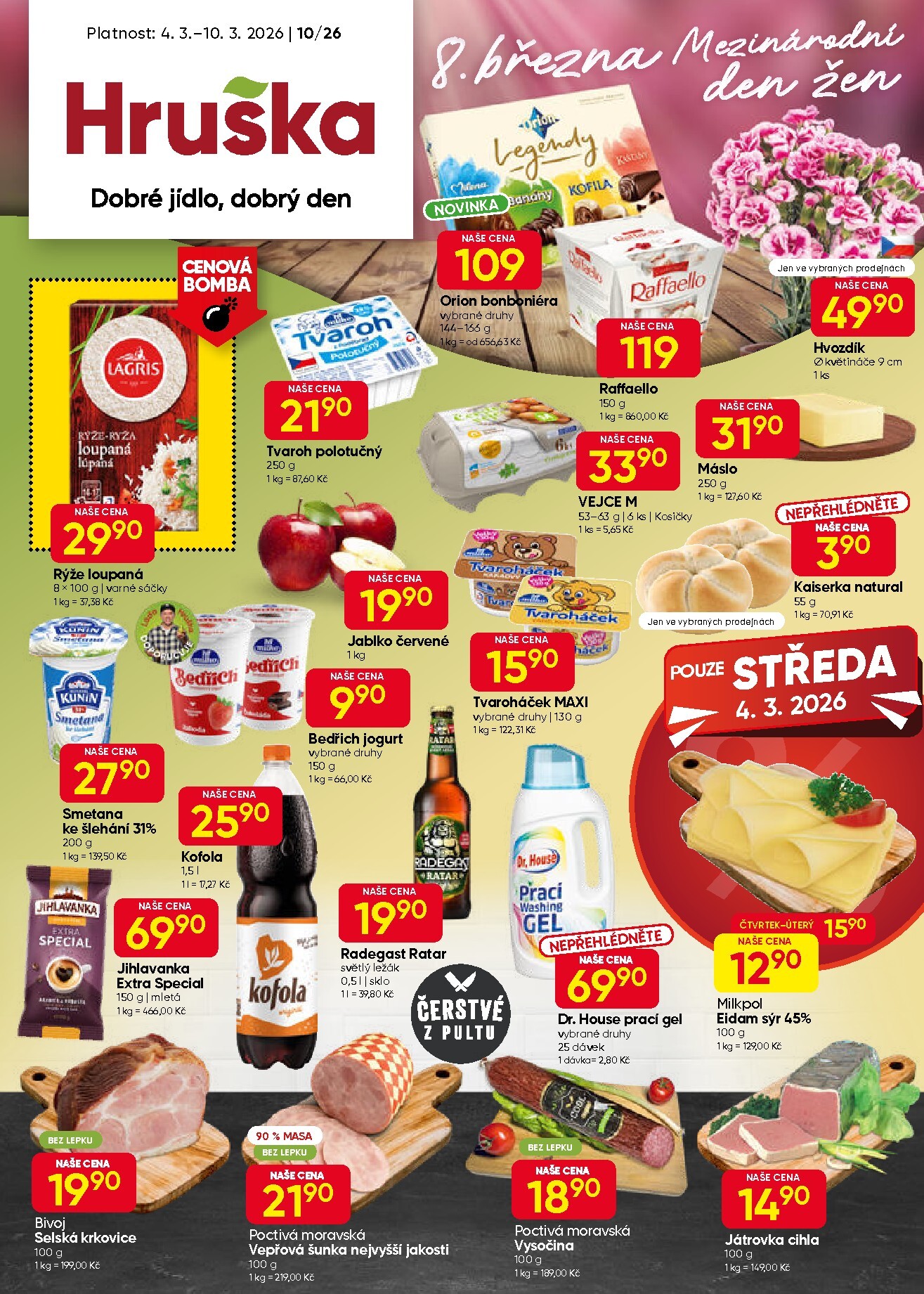 hruska - Hruška leták platný od středy 04.03.2026 do úterý 10.03.2026