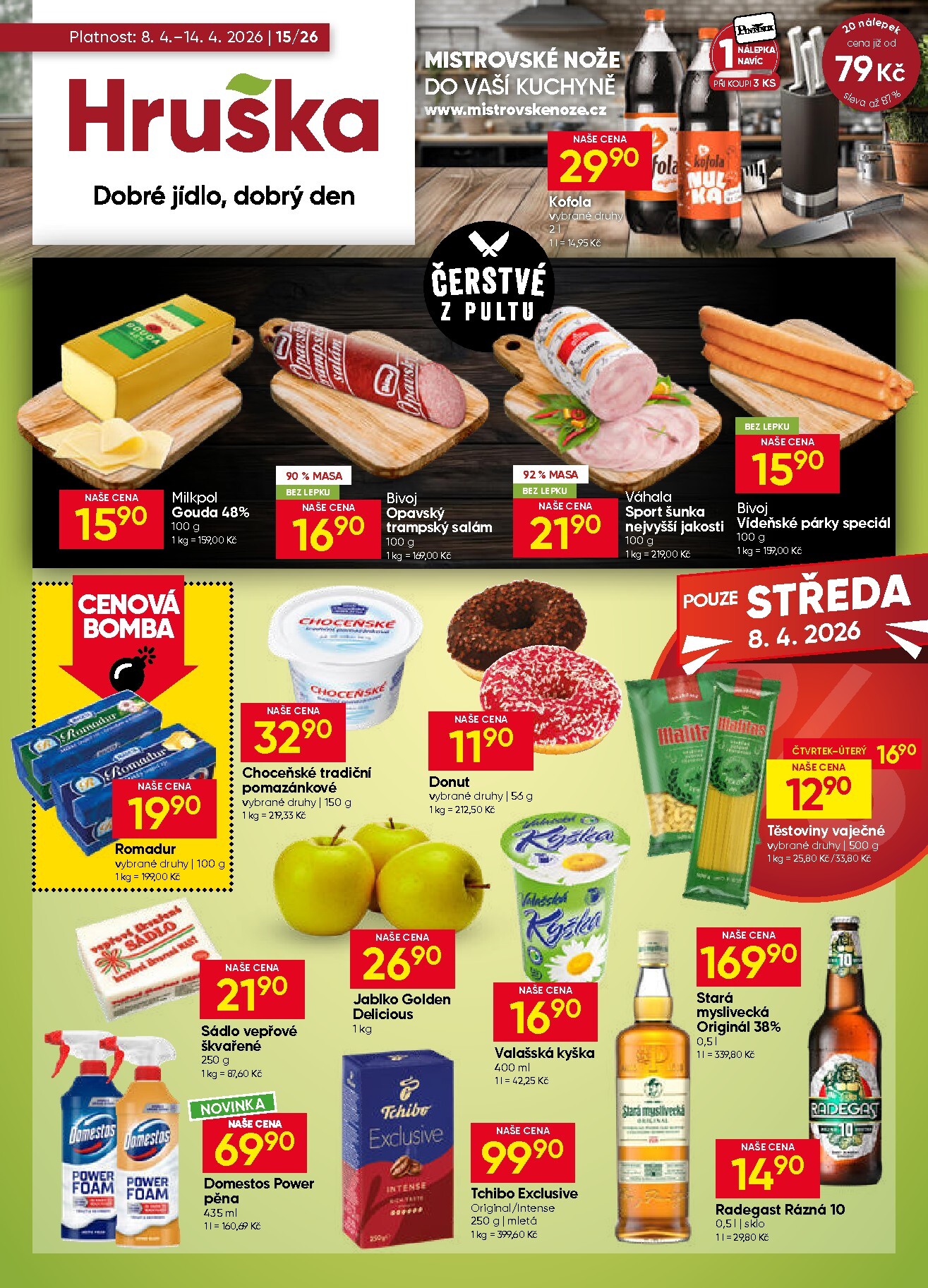 hruska - Aktuální Hruška leták platný od středy 08.04.2026 do úterý 14.04.2026