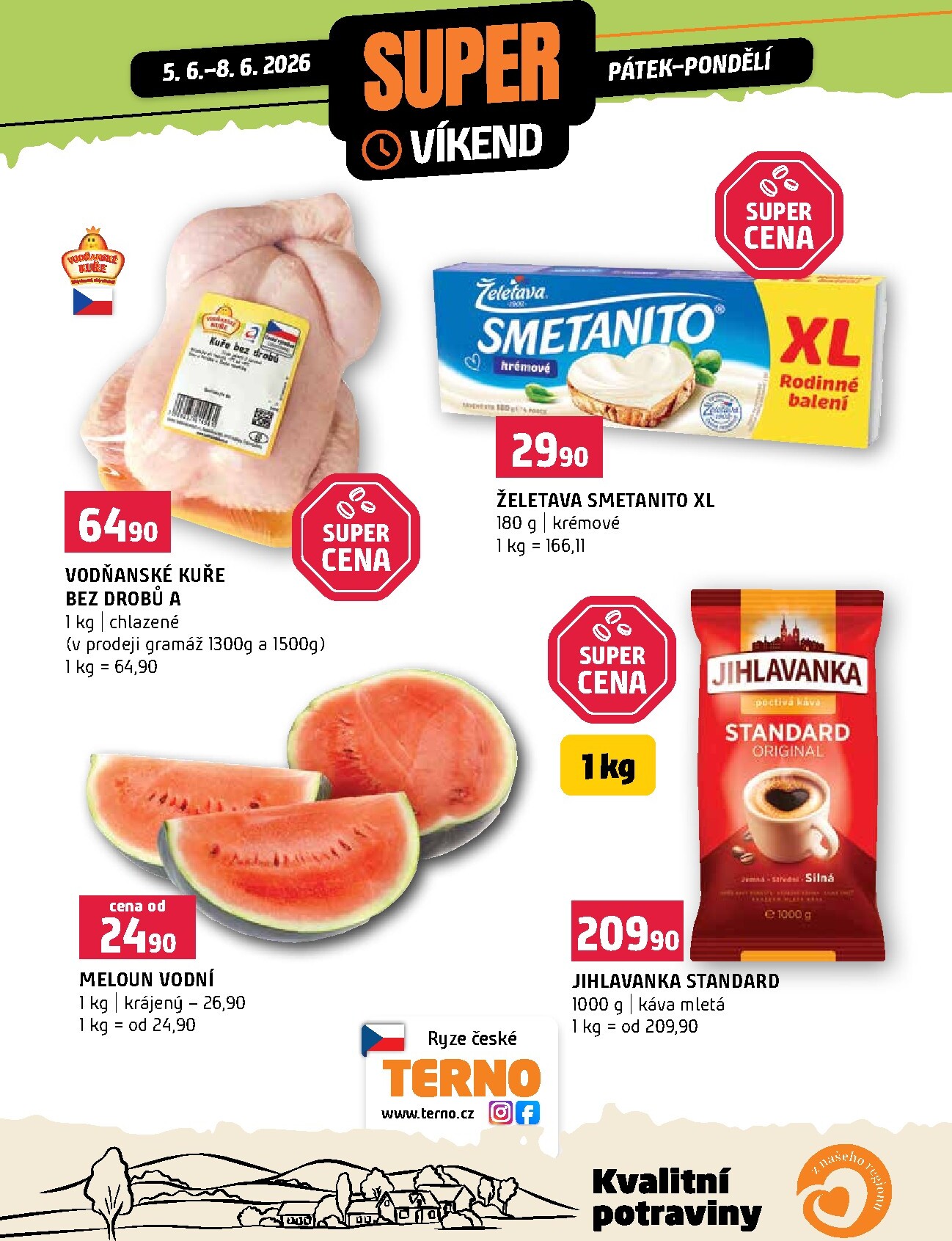 terno - Terno - Super víkend leták na příští týden od pátku 05.06.2026 do pondělí 08.06.2026