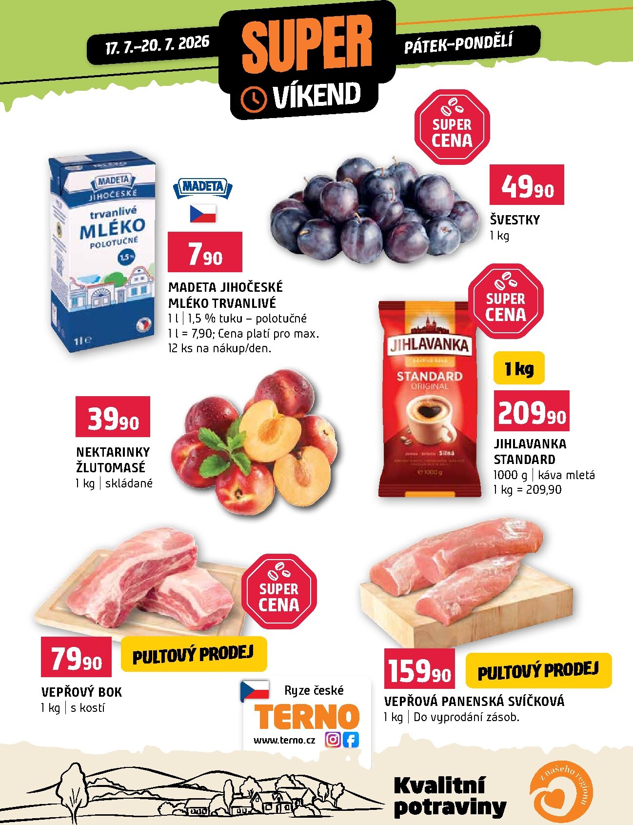 terno - Terno - Super víkend leták na příští týden od pátku 17.07.2026 do pondělí 20.07.2026