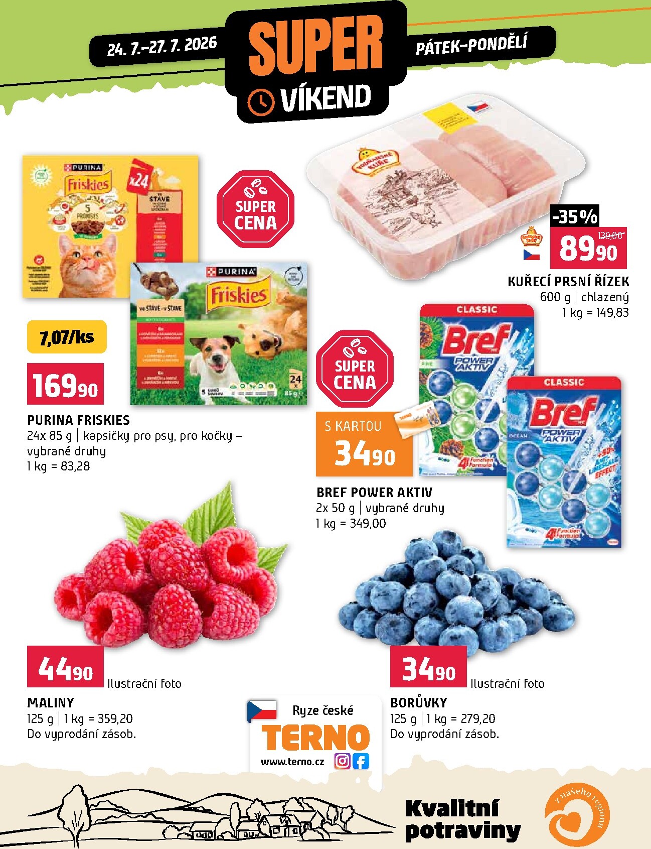 terno - Terno leták na příští týden od pátku 24.07.2026 do pondělí 27.07.2026