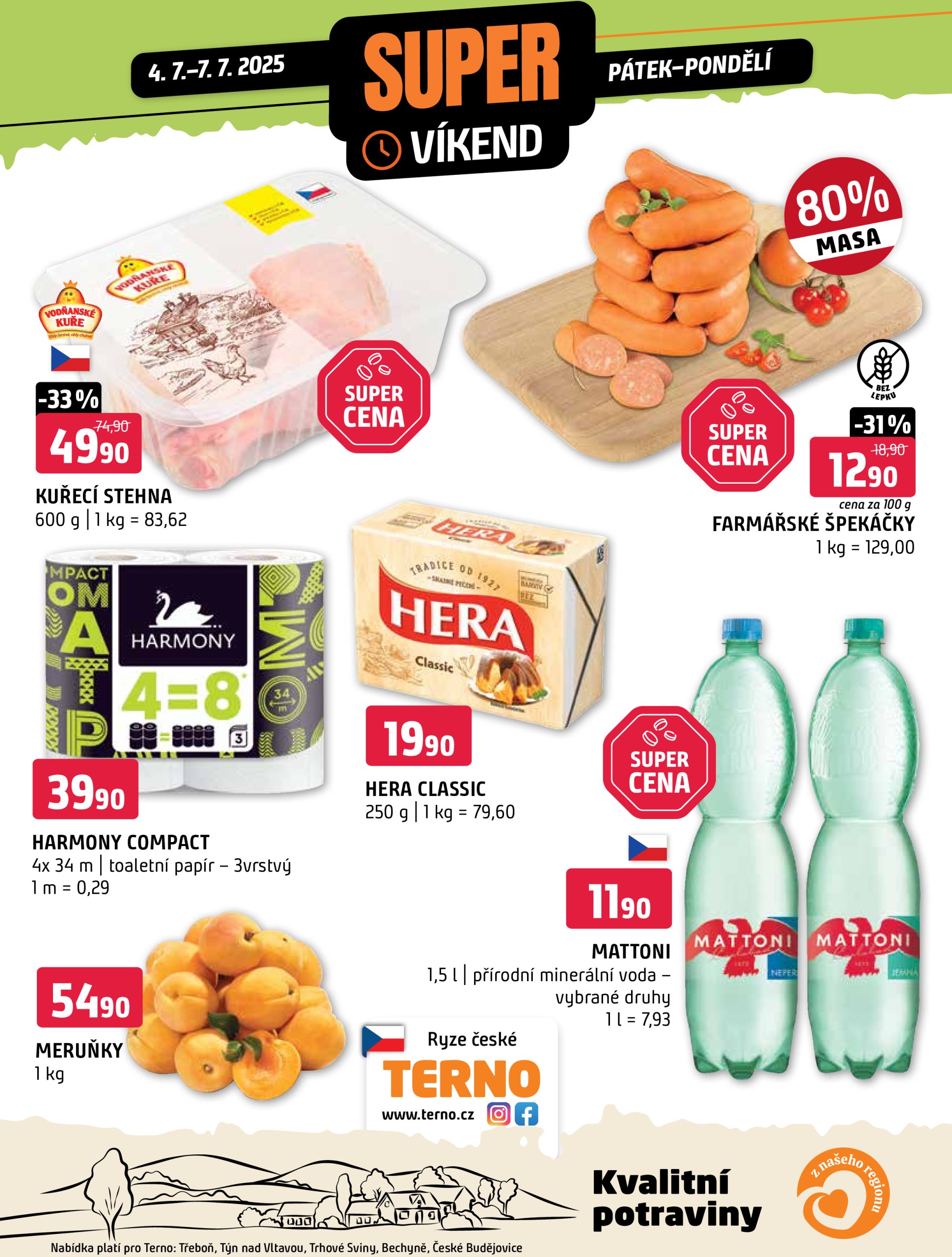 terno - Leták Terno - Super víkend od 04.07. do 07.07.