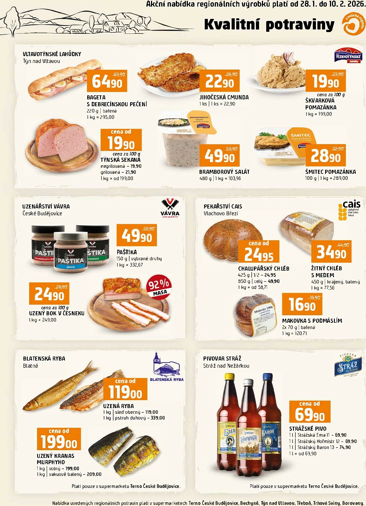terno - Terno - Kvalitní potraviny leták platný od 28.01. do 10.02.