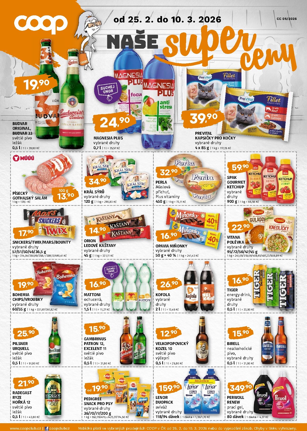 terno - Terno - Super ceny leták platný od středy 25.02.2026 do úterý 10.03.2026