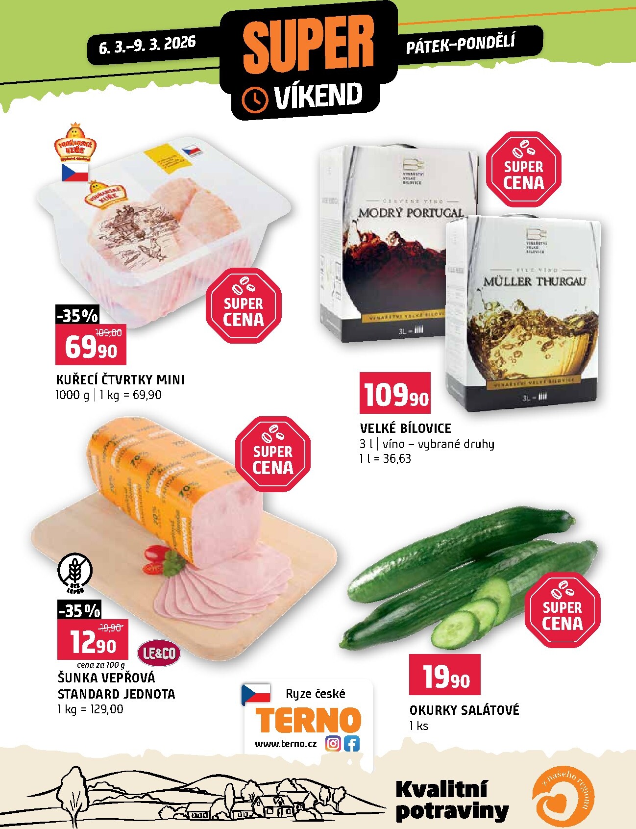 terno - Terno - Super víkend leták platný od pátku 06.03.2026 do pondělí 09.03.2026