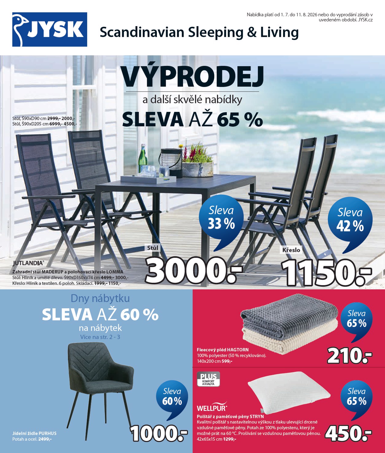 jysk - Aktuální JYSK - Aktuální leták leták platný od středy 01.07.2026 do úterý 11.08.2026 - page: 2