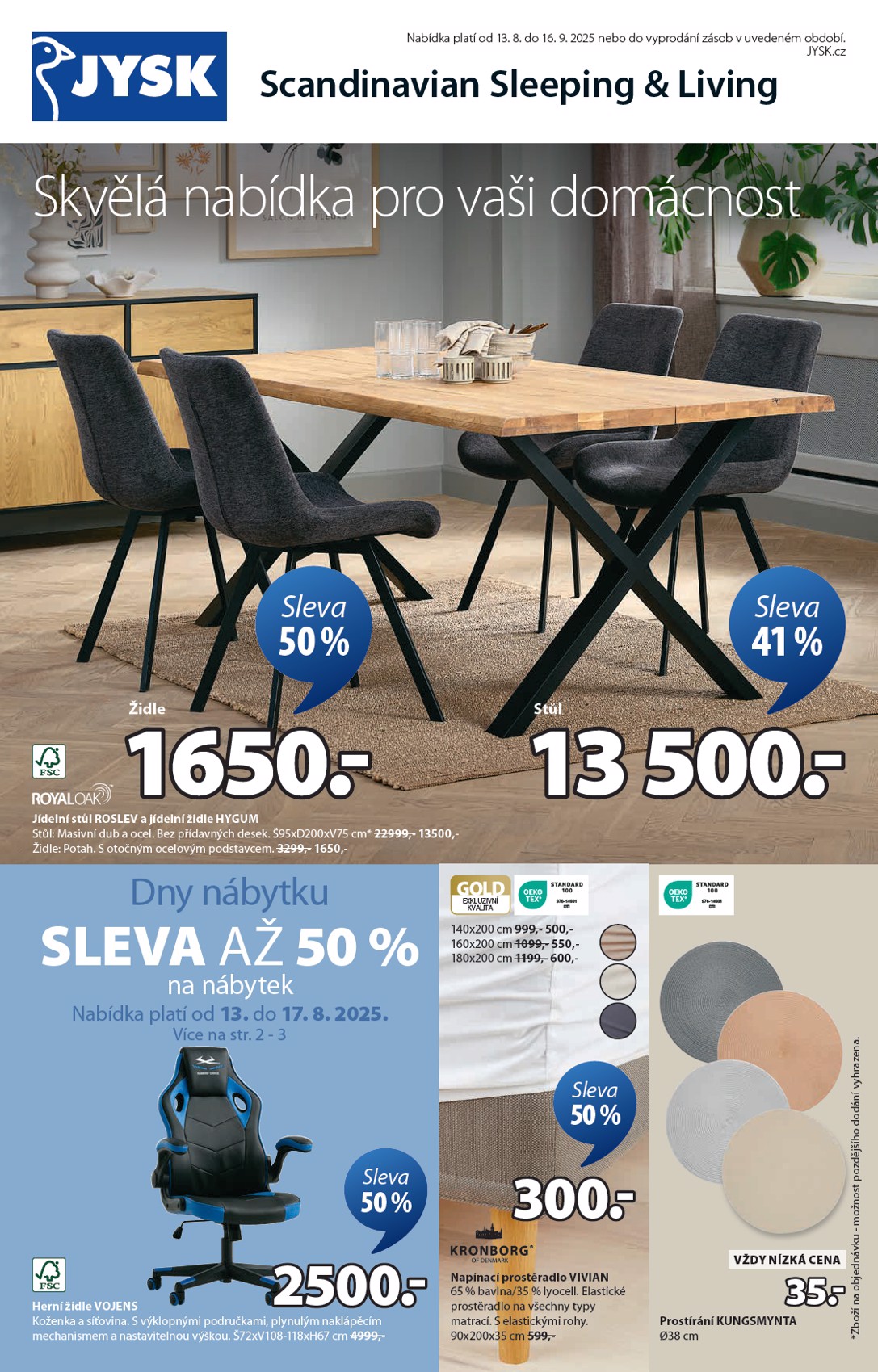 jysk - Leták JYSK od 13.08. do 16.09.