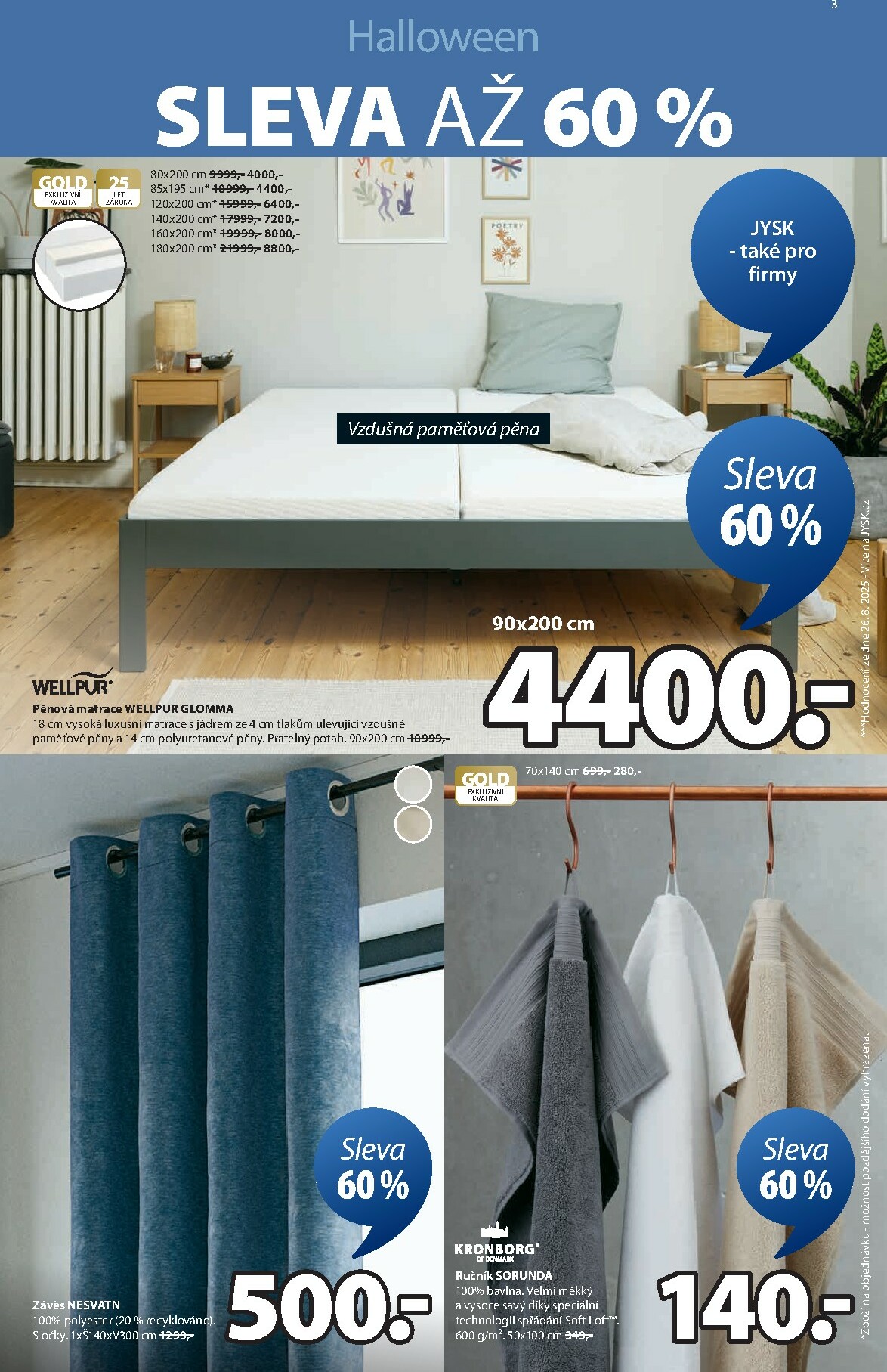 jysk - Aktuální leták JYSK od 20.10. do 23.11. - page: 3