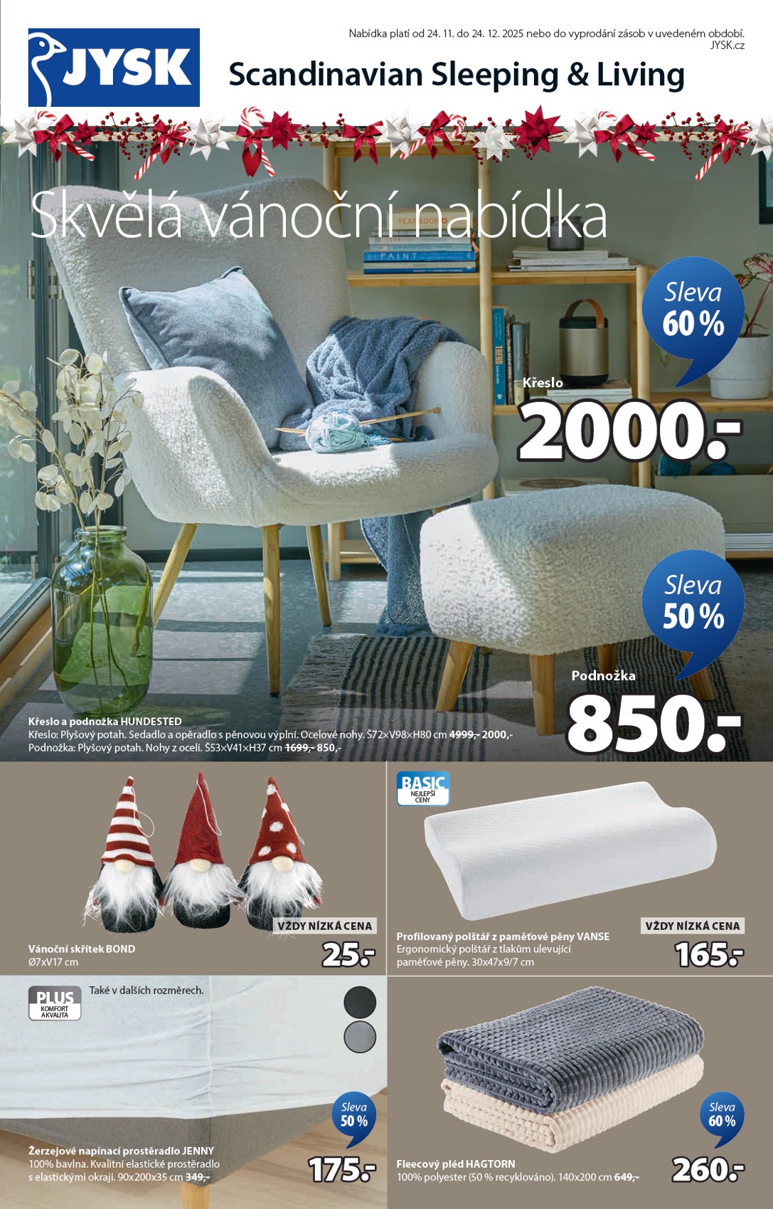 jysk - Aktuální leták JYSK od 24.11. do 24.12.